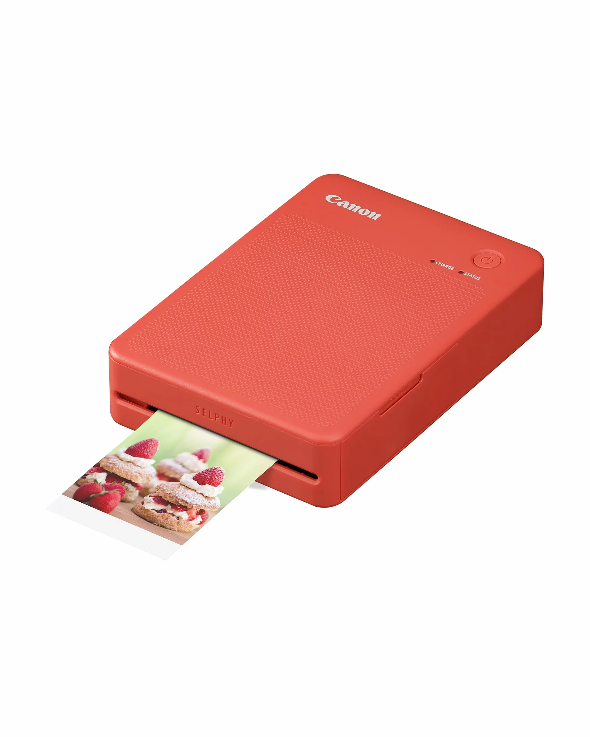 Canon Imprimante portable SELPHY QX20 Wi-Fi sublimation thermique 2 tailles tirages autocollants USB-C Rouge