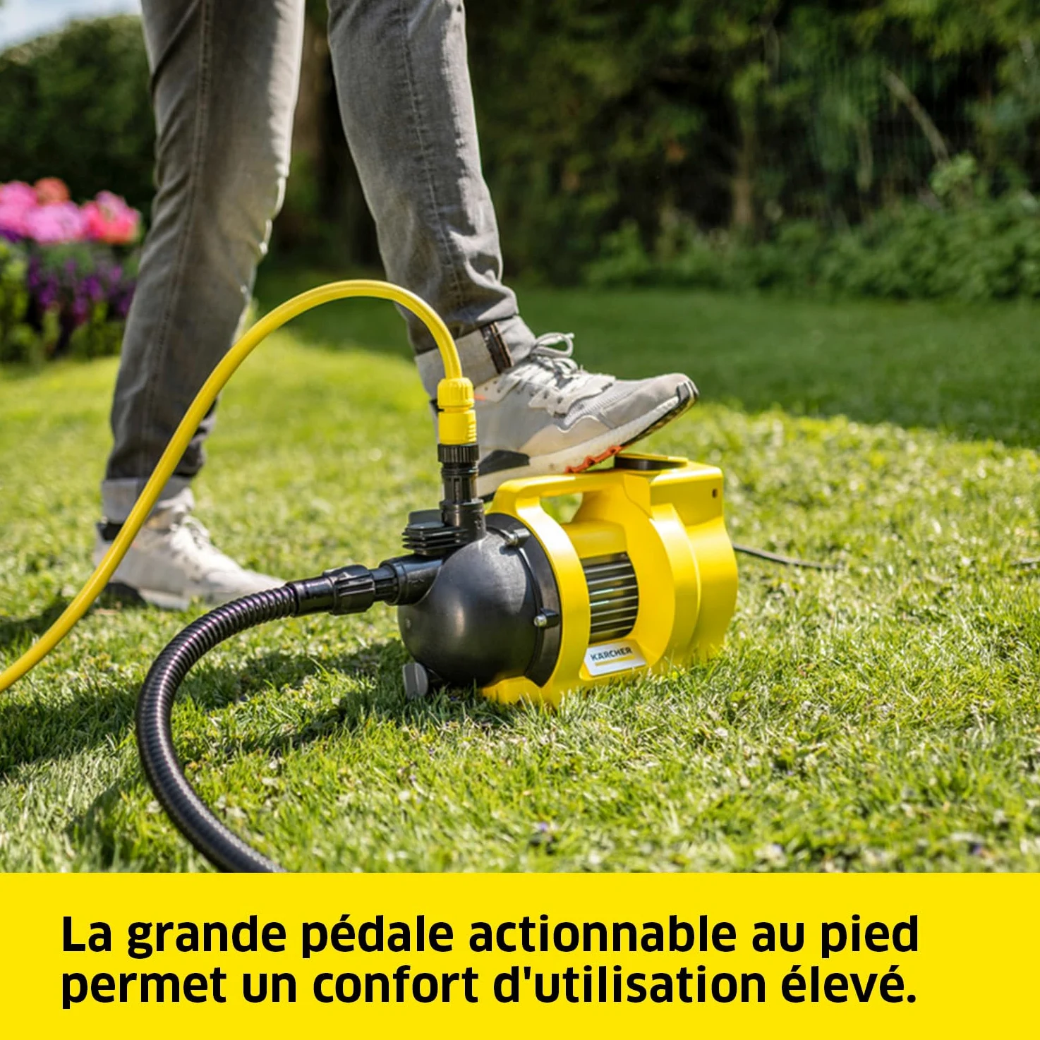 Pompe d'Arrosage Kärcher Bp 4,500 Garden, Moteur 550 W, Débit de 4 500 L/H, 3,6 Bar, HautEUr Manométrique Totale 36 M, HautEUr D’Aspiration Max, 8 m