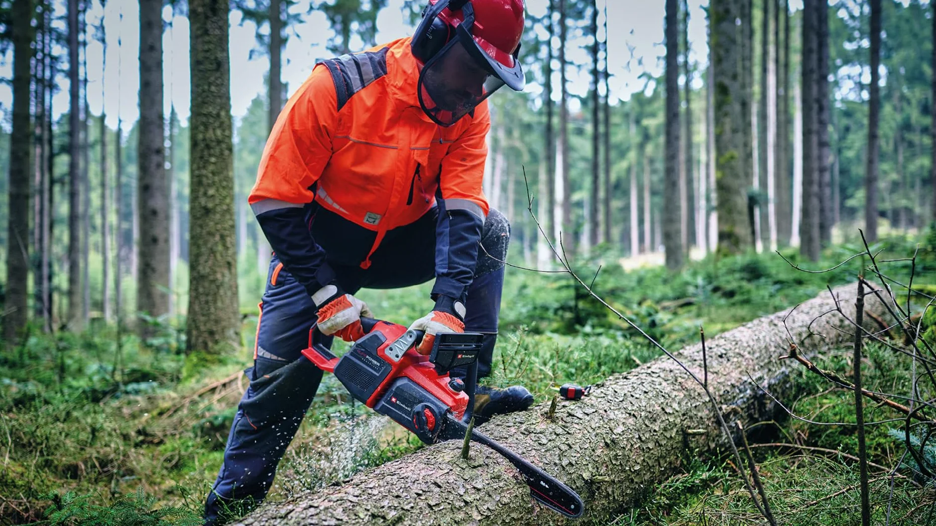Einhell Original Chaîne 40 cm, 3/8", 56 maillons, 1,3 mm | accessoire pour tronçonneuses avec guide 40 cm | longueur 40 cm | 56 maillons | pas 3/8" | épaisseur 1,3 mm