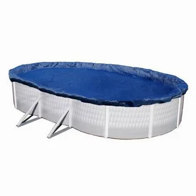 OOGarden - Bâche de Protection 8,20 x 4,65m pour Piscine Acier Ovale 7,30 x 3,75m