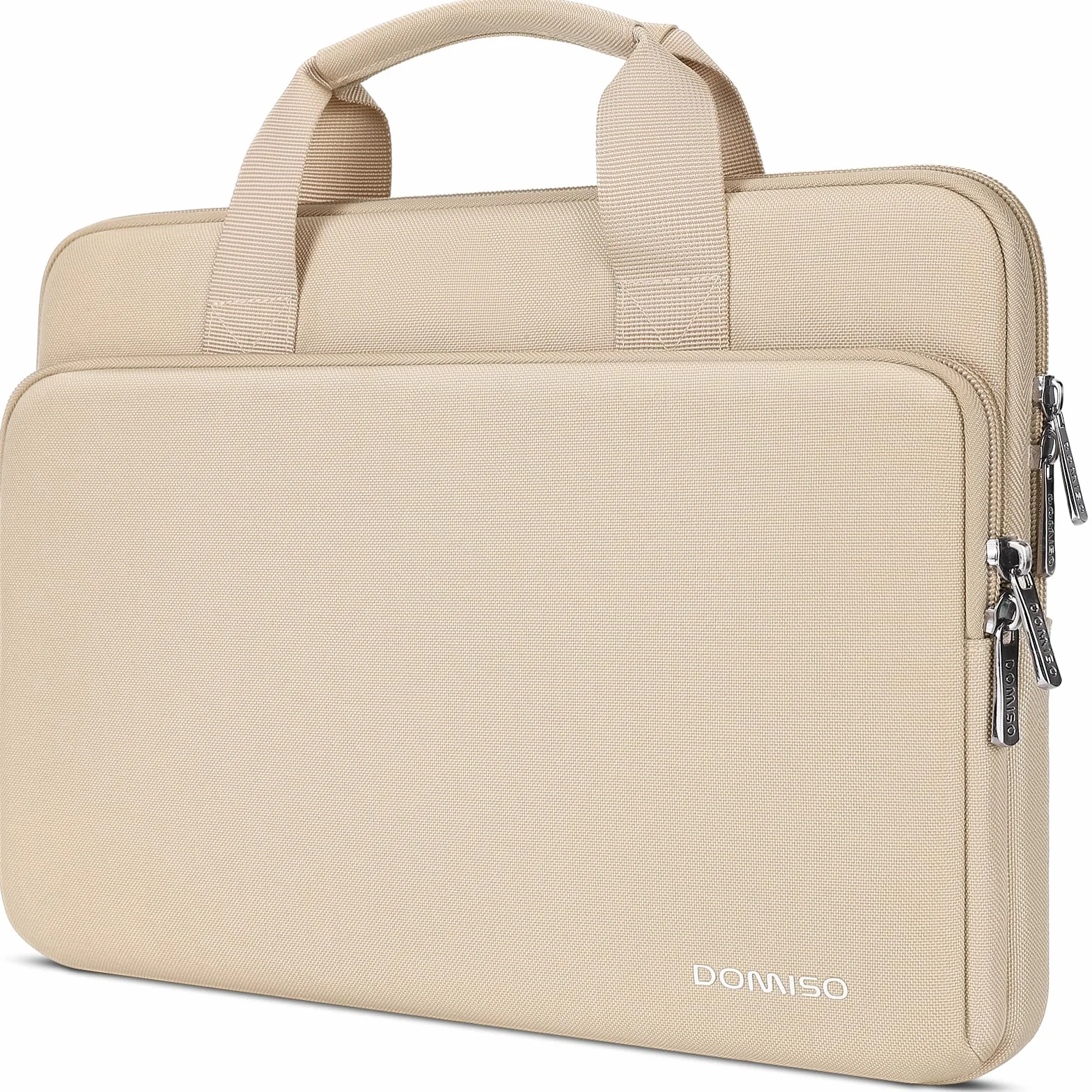 DOMISO Pochette Ordinateur 17 Pouces Sacoche PC Portable Dell HP ASUS Acer XPS Beige