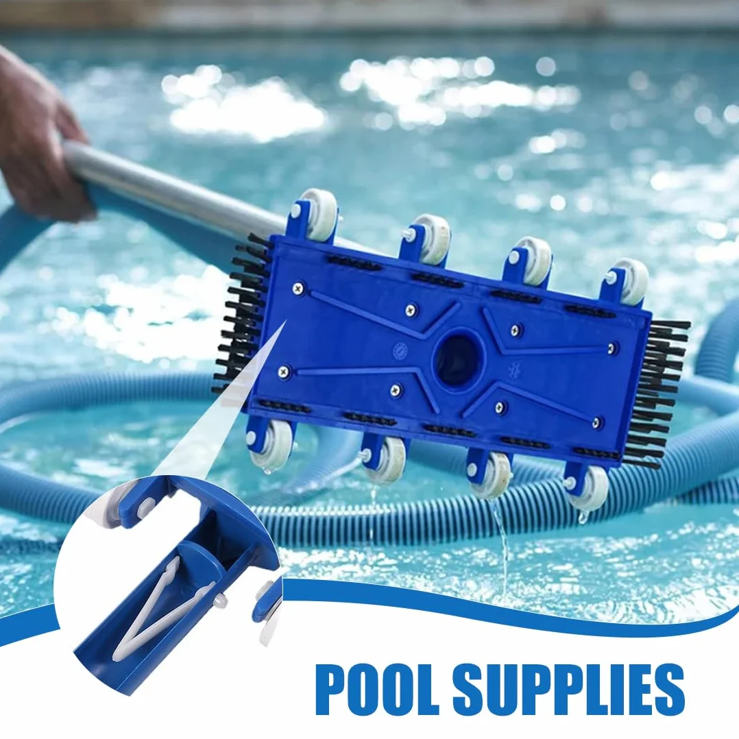 Brosse Feuille râteau Skimmer tête d'aspirateur pour Nettoyage de Piscine Spa