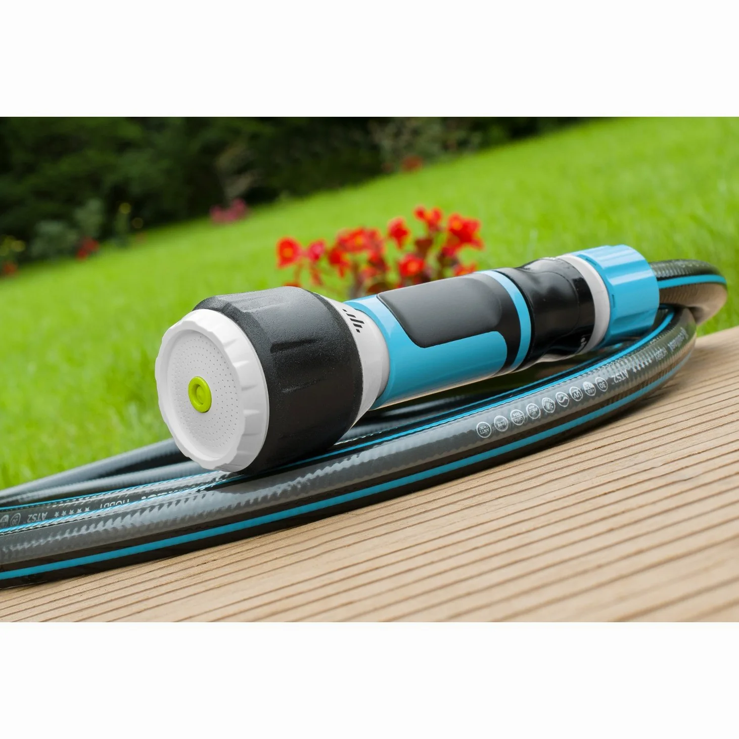CELLFAST Lance De Nettoyage Set Avec Un Tuyau D'Eau Extensible Arroseur De Jardin Pour Pelouse Fleurs Plantes ENERGO 7,5 15 m