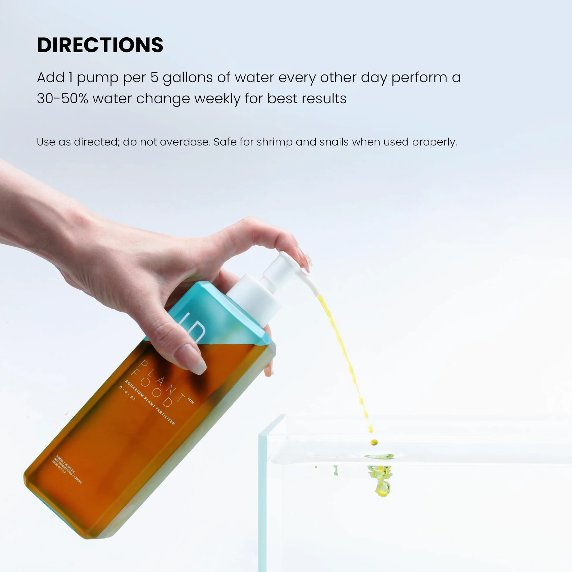 Ultum Nature Systems Engrais pour plantes d'aquarium - Fournit des macro et des micronutriments essentiels pour les plantes aquatiques (500 ml, min)