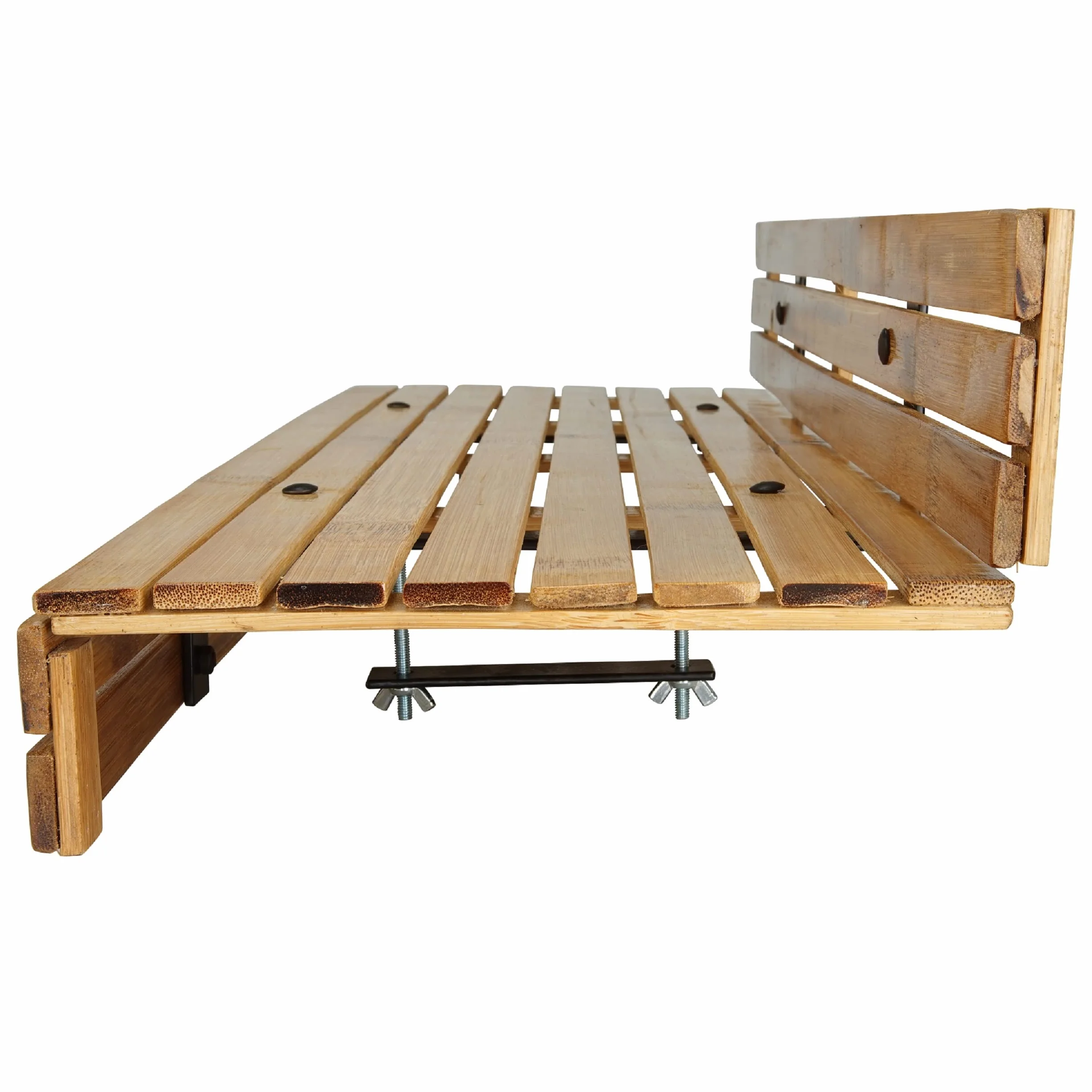Table Suspendue pour Balcon en Bambou 88 x 28 x 17 cm