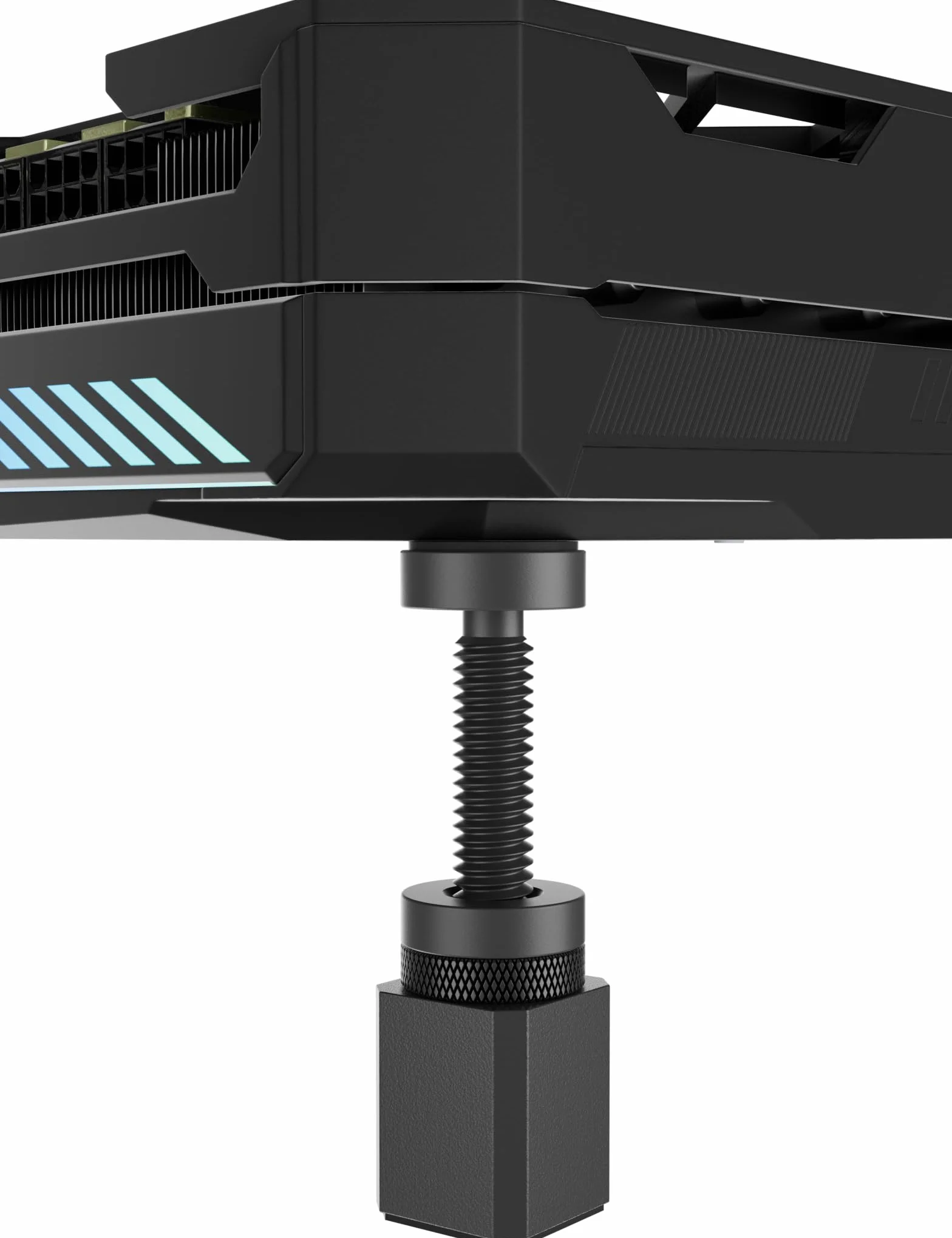 Support GPU Réglable Aluminium Aimanté Noir GH50K 28-50mm