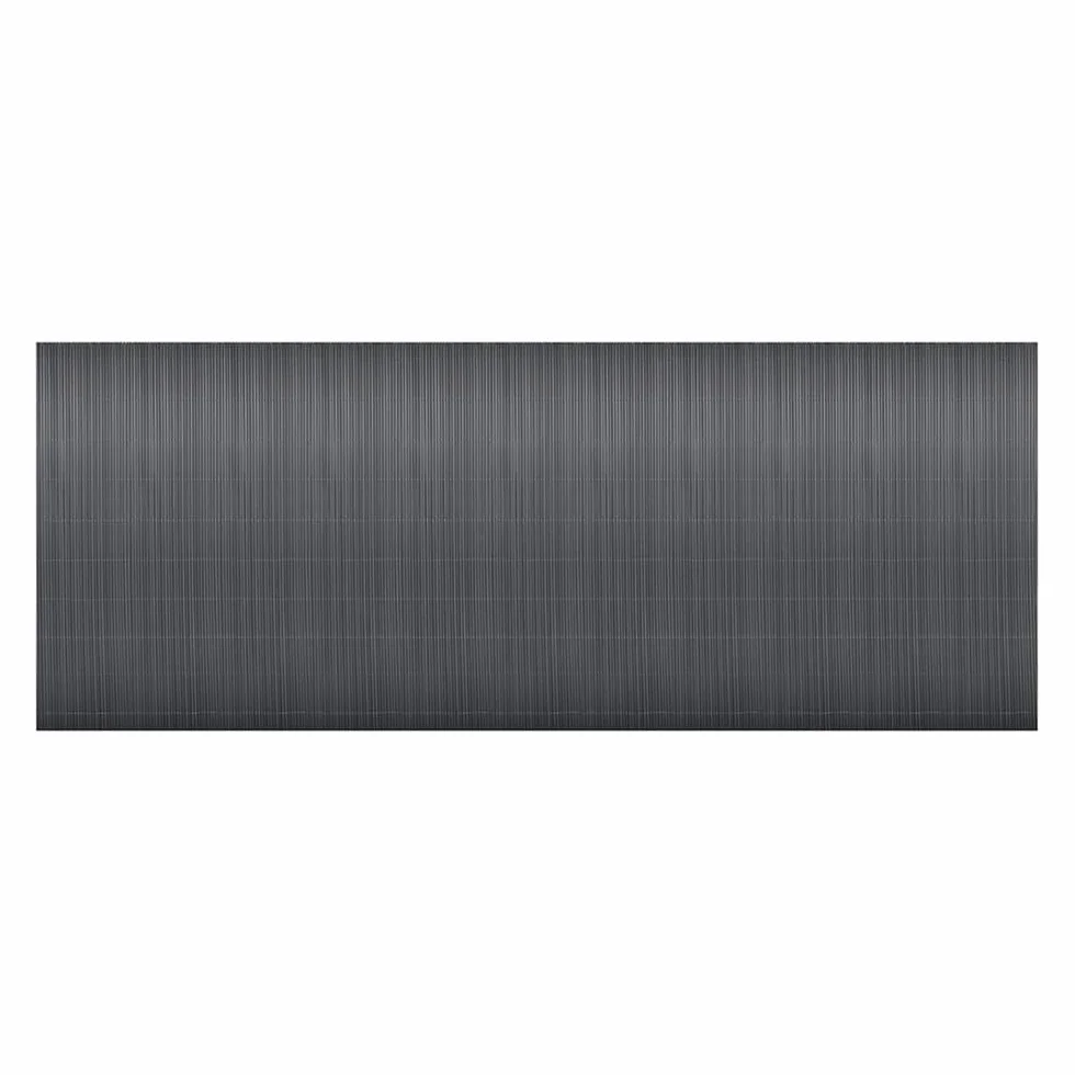 Brise-Vue Balcon PVC 150x300 cm Gris sans Percer Résistant aux Intempéries UV Moderne