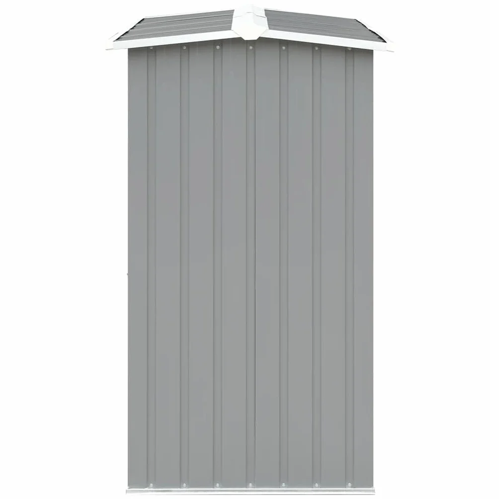 vidaXL Abri Stockage Bois Acier Galvanisé 330x92x153cm Gris Jardin