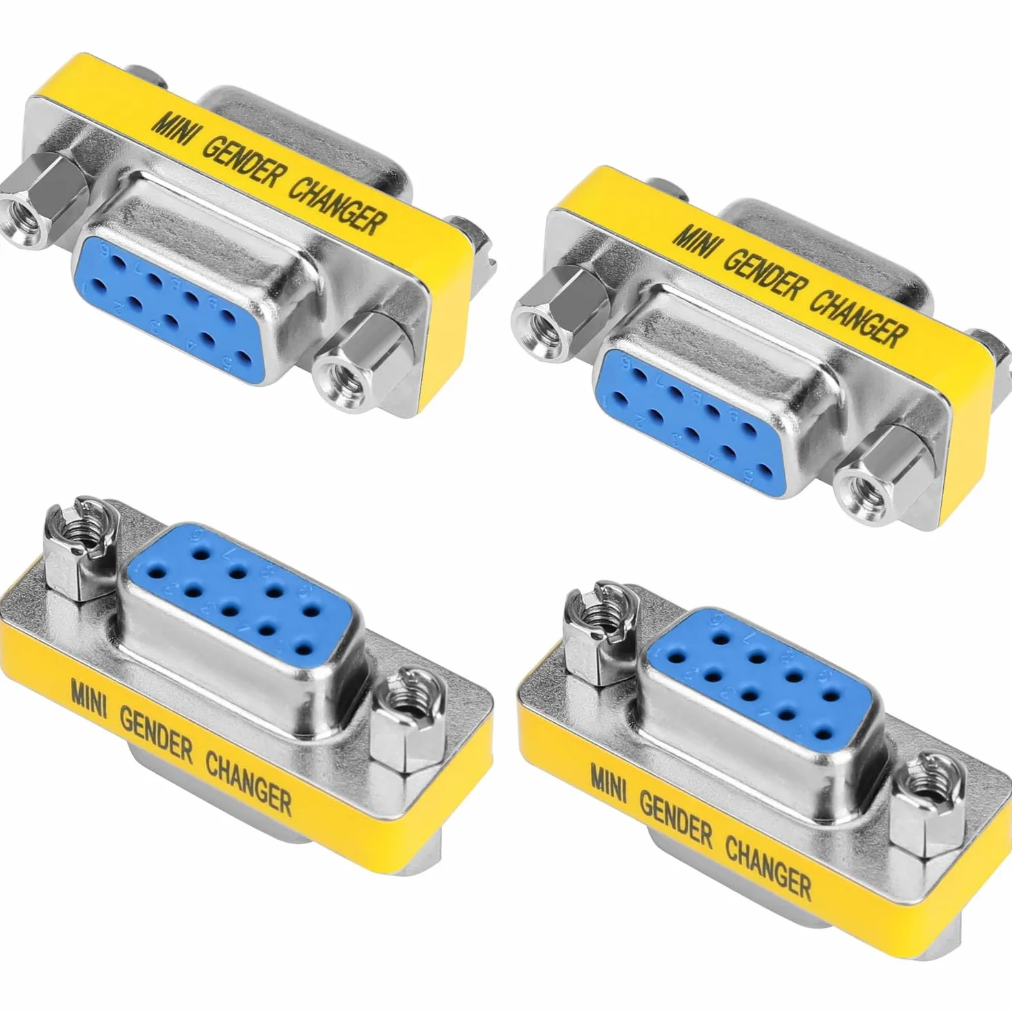 Connecteur Adaptateur DB9 Femelle à Femelle RS232 9 Broches