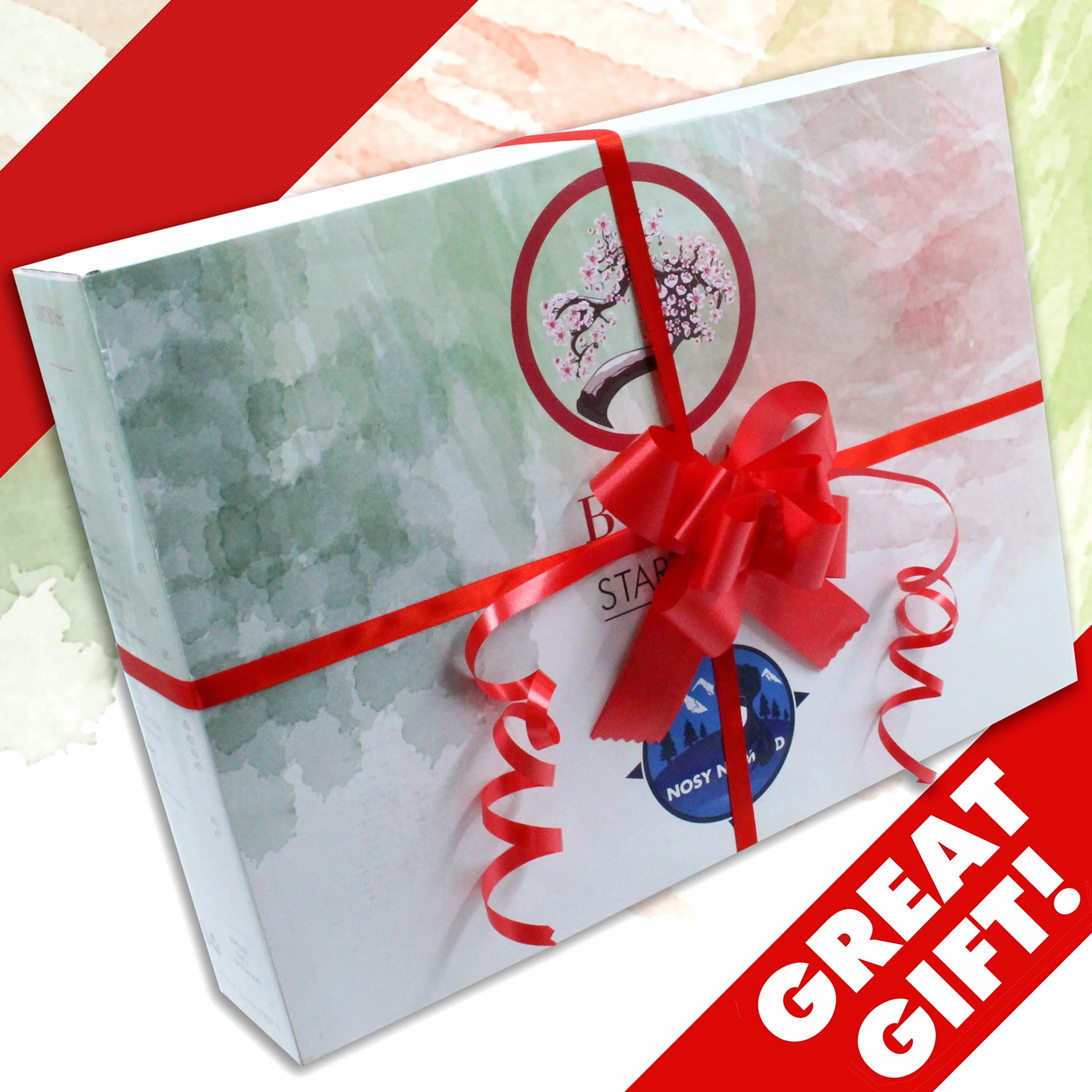 Kit de Démarrage Bonsai Japonais Authentique - 3 Variétés de Graines, Terreau, Pots, Outils, Coffret Cadeau