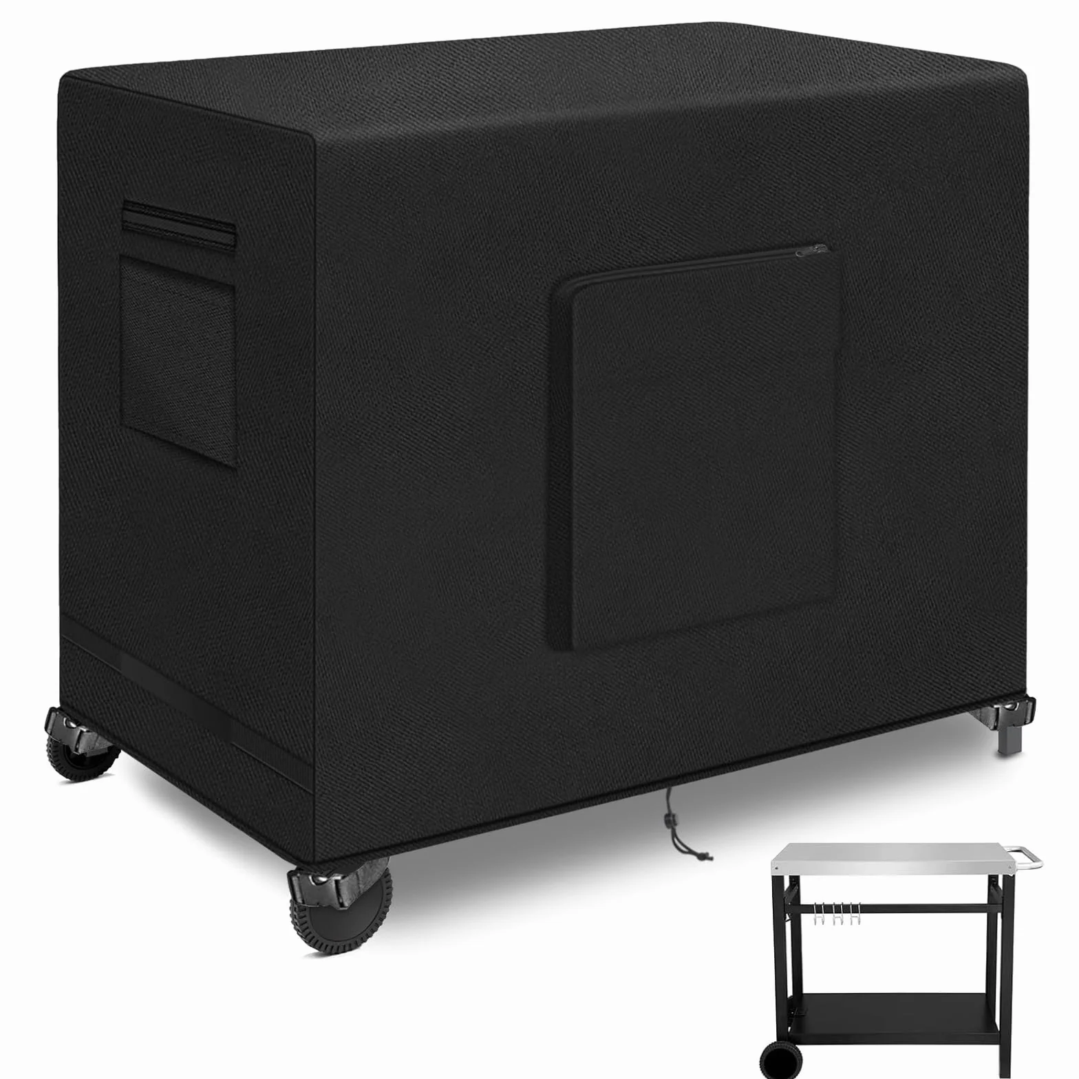 Housse de Protection pour Table à Manger étanche Tissu Oxford 600D 145 x 65 x 88 cm