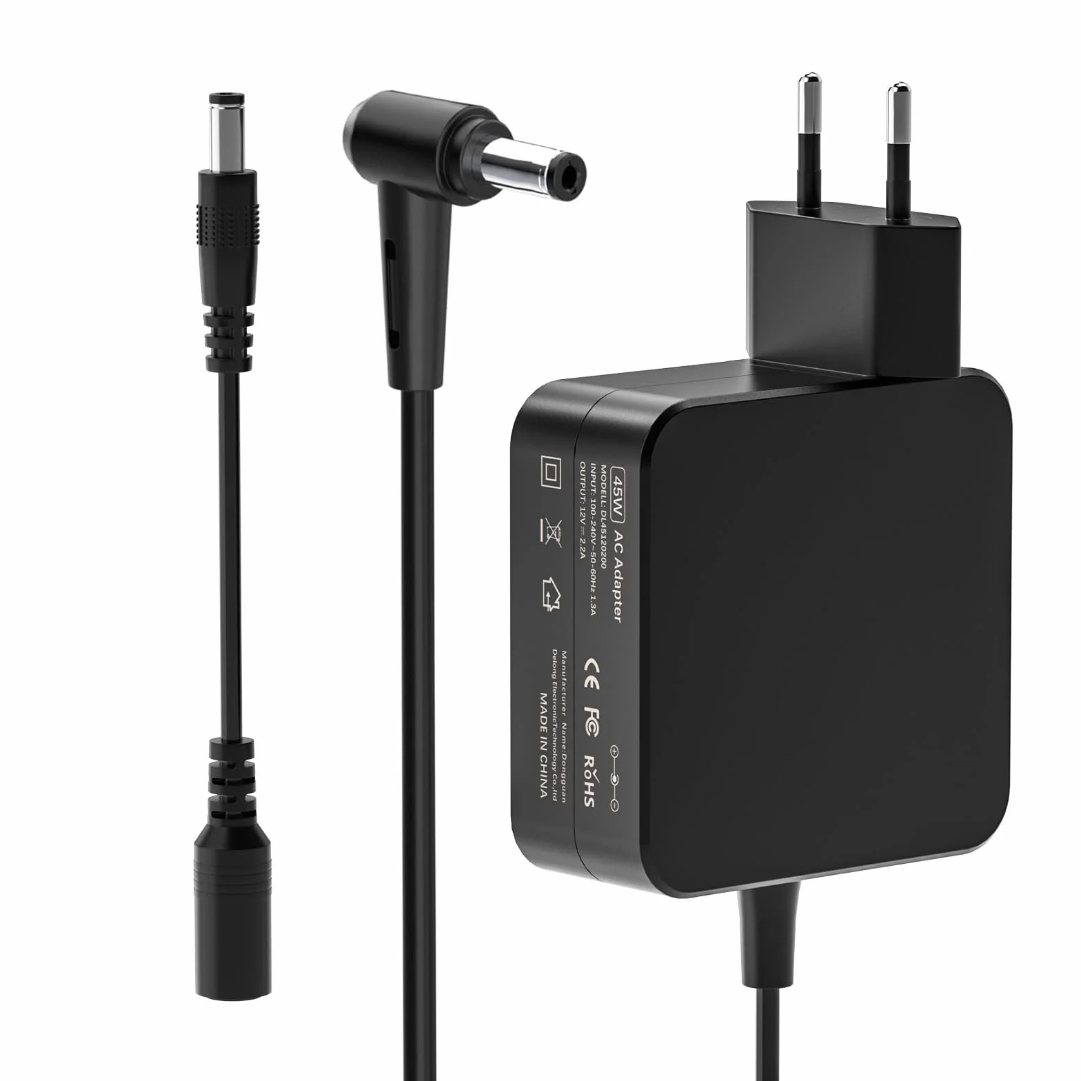 Chargeur Ordinateur Portable ASUS 45W Prise 4.0 x 1.35 mm Compatible Vivobook 14/15/17 Zenbook UX/UXD/TP Series