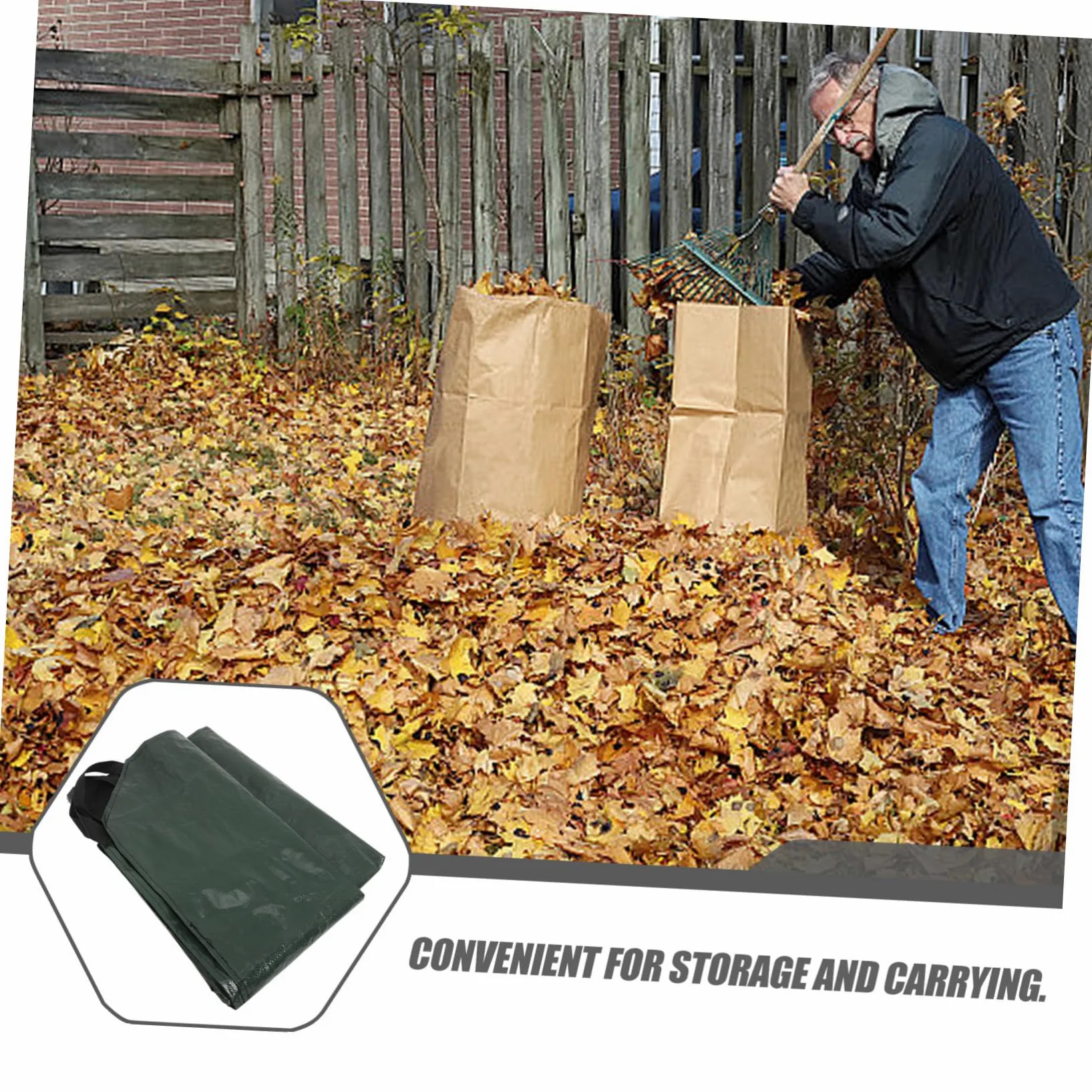 Toyvian de Collecte de Réutilisable et Pliable pour Jardin Pratique pour Débris et Déchets Verts pour Entretien de Pelouse et