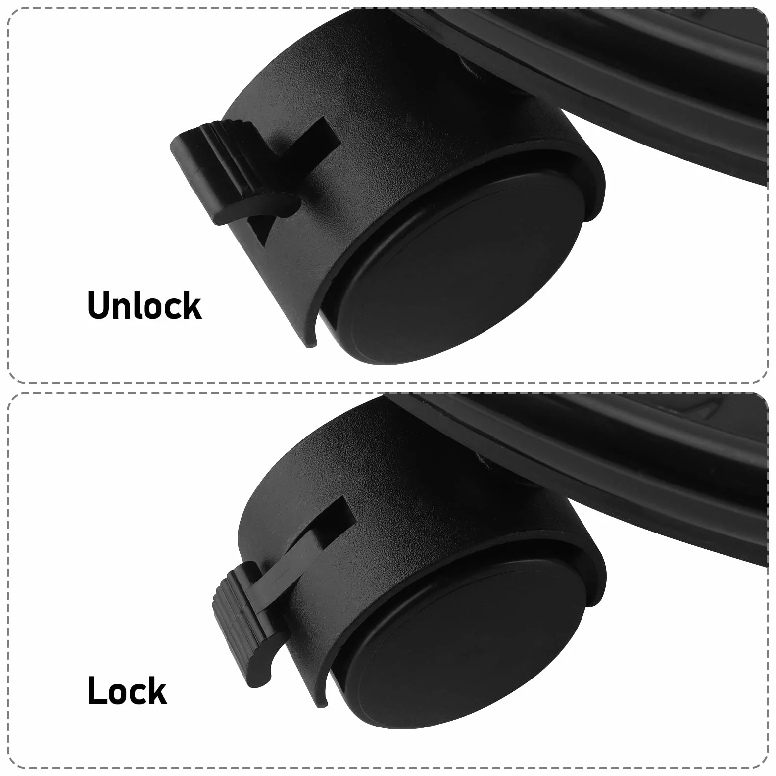 Lot de 3 Supports de Plantes à roulettes 30 cm - Chariot Mobile pour Plantes Intérieur Extérieur - Charge 50 kg - Noir