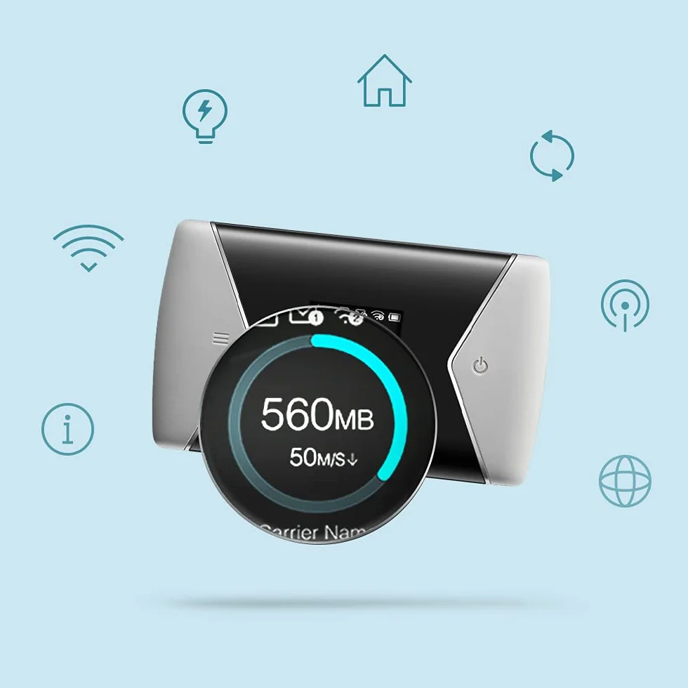 TP-Link M7450 Routeur Mobile 4G+ LTE Bi-Band 2.4GHz 300Mbps 5GHz 867Mbps Batterie 3000mAh