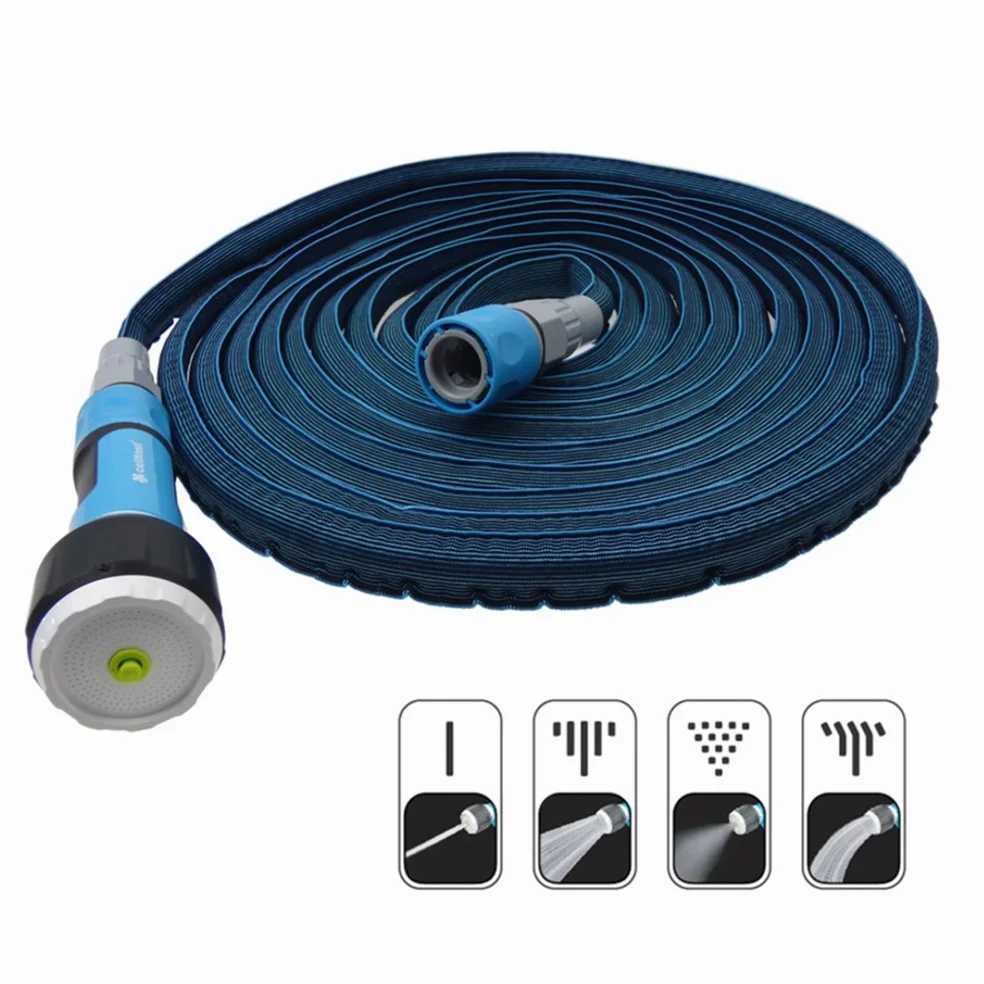 CELLFAST Lance De Nettoyage Set Avec Un Tuyau D'Eau Extensible Arroseur De Jardin Pour Pelouse Fleurs Plantes ENERGO 7,5 15 m