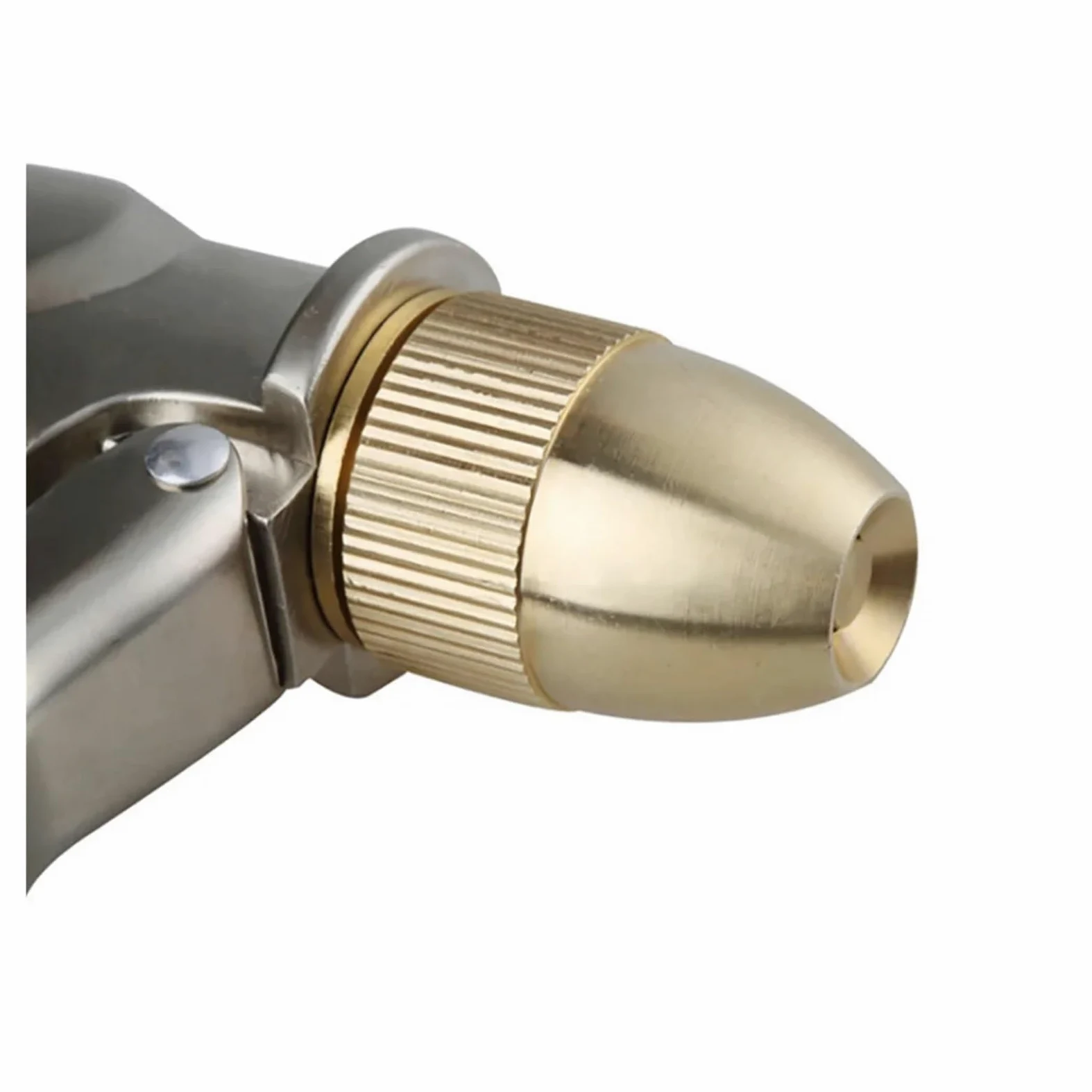 Pistolet d'arrosage avec embout multi-jets, Buse en laiton alliage de zinc d'eau jardin à haute pression connecteur rapide 3/4 pouces avec le tissu(1 Set)
