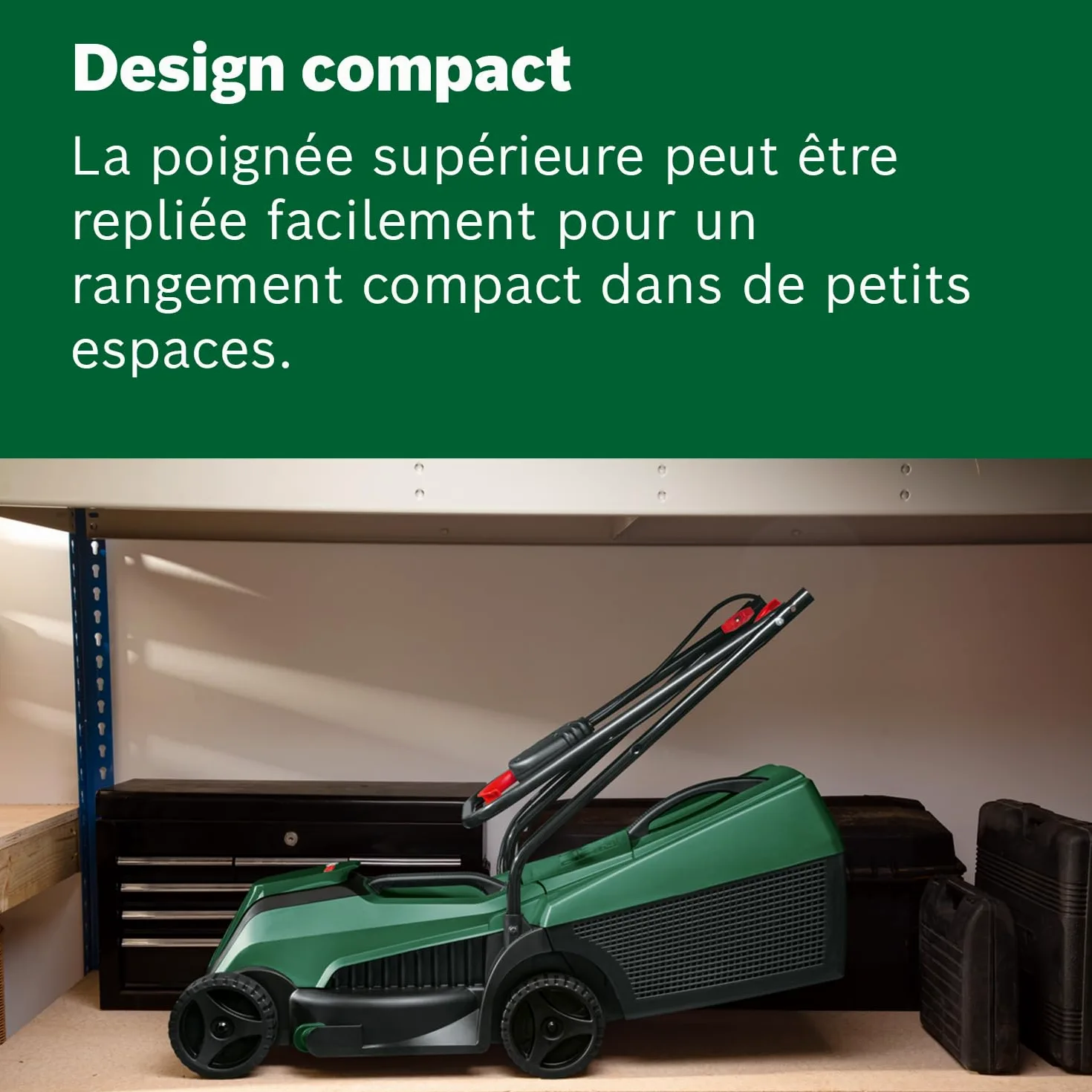 Bosch Tondeuse sans fil - EasyMower 18V-32-200 (livré dans un carton sans batterie, système 18 V, diamètre de coupe : 32 cm)