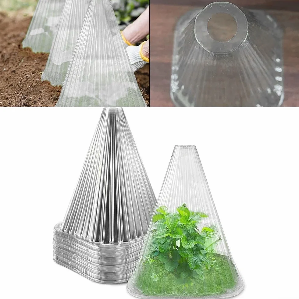 Cloches de Protection pour Plantes en PVC Résistant 20PCS