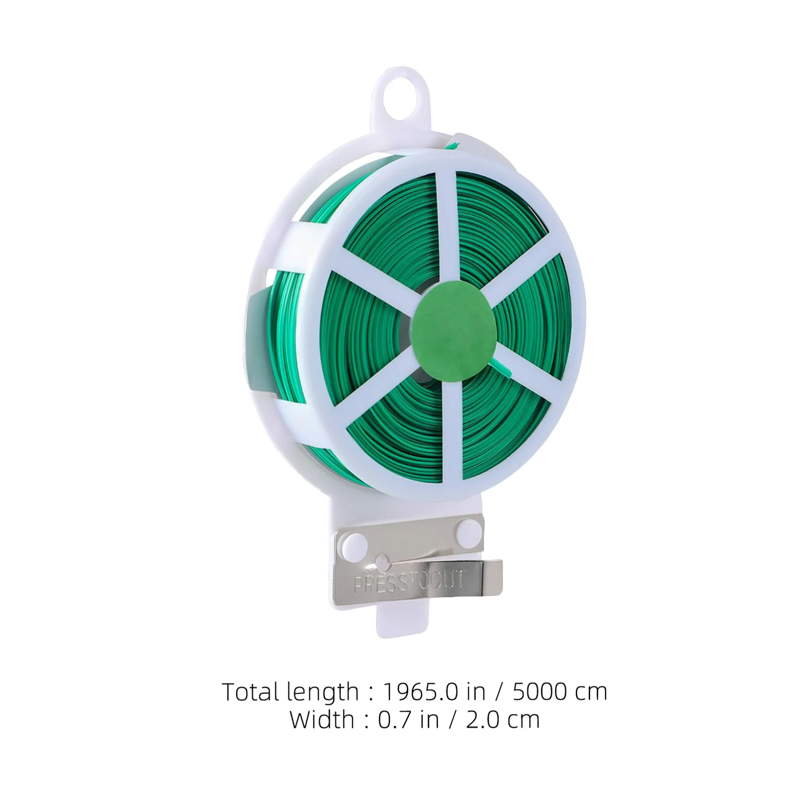 VANZACK Liens Torsadés de Jardin 12 Rouleaux, Fil Fer PE Vert pour Plantes | Flexible et Multifonctionnel, pour Intérieur et Espaces de Jardin, Usage sur Feuillage