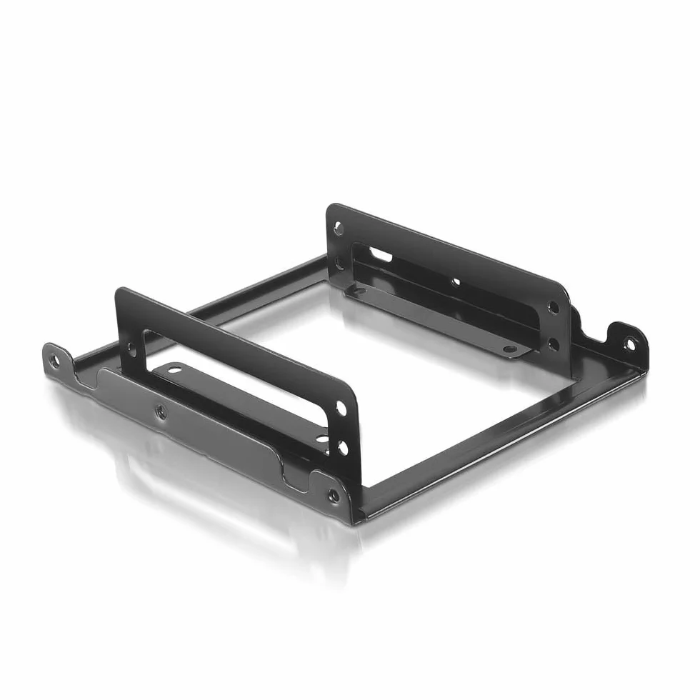 NANOCABLE Adaptateur métallique 3.5" pour Deux disques durs 2.5"