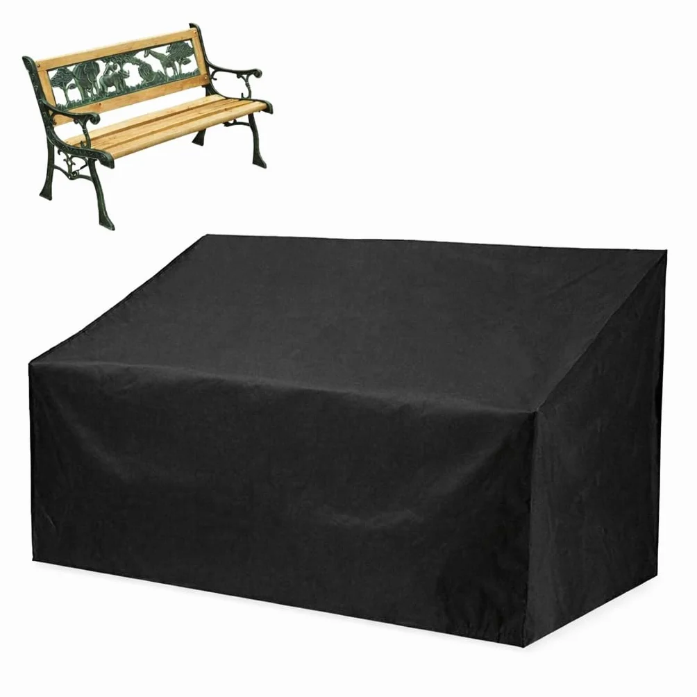 Housse de Banc d’Extérieur en Oxford 210D, Imperméable, Anti-UV, 134 x 66 x 89 cm