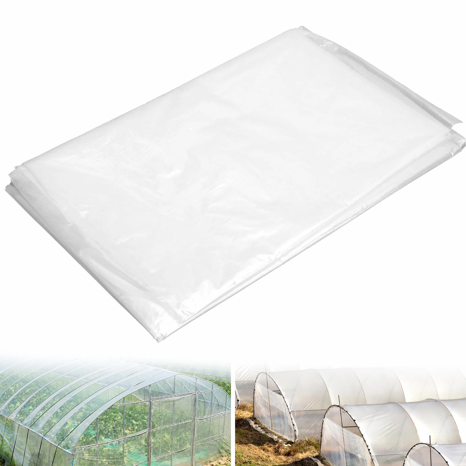 Film de serre en polyéthylène 2 x 3 m transparent indéchirable VOSSOT