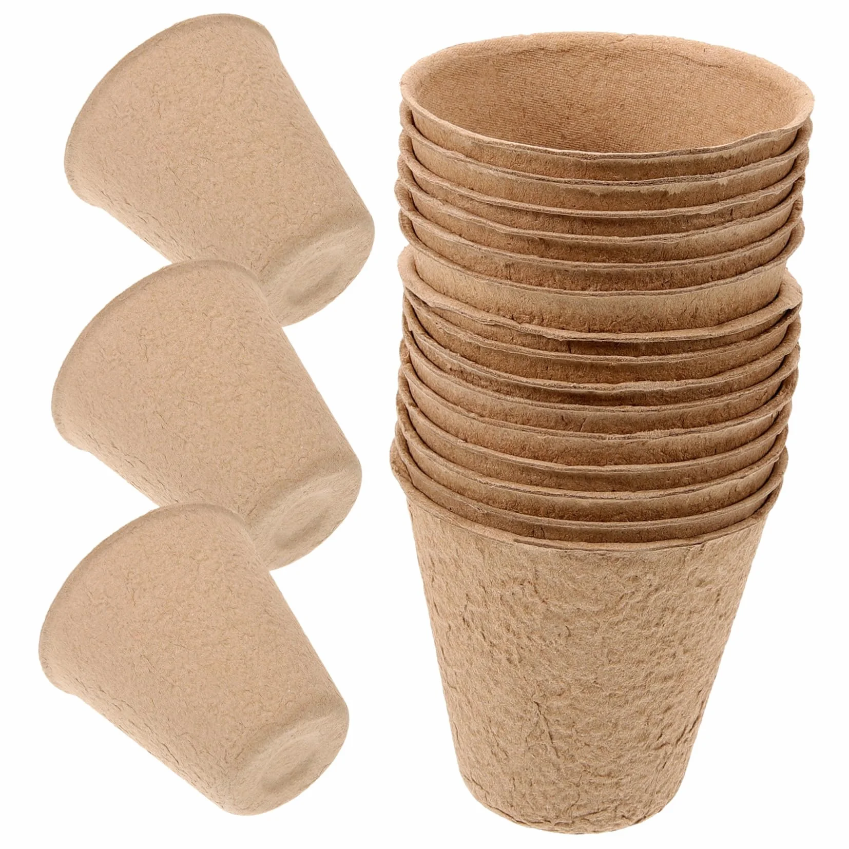 Sosoport Pot en pulpe pour semis 110 pcs repiquage Plantes Potager