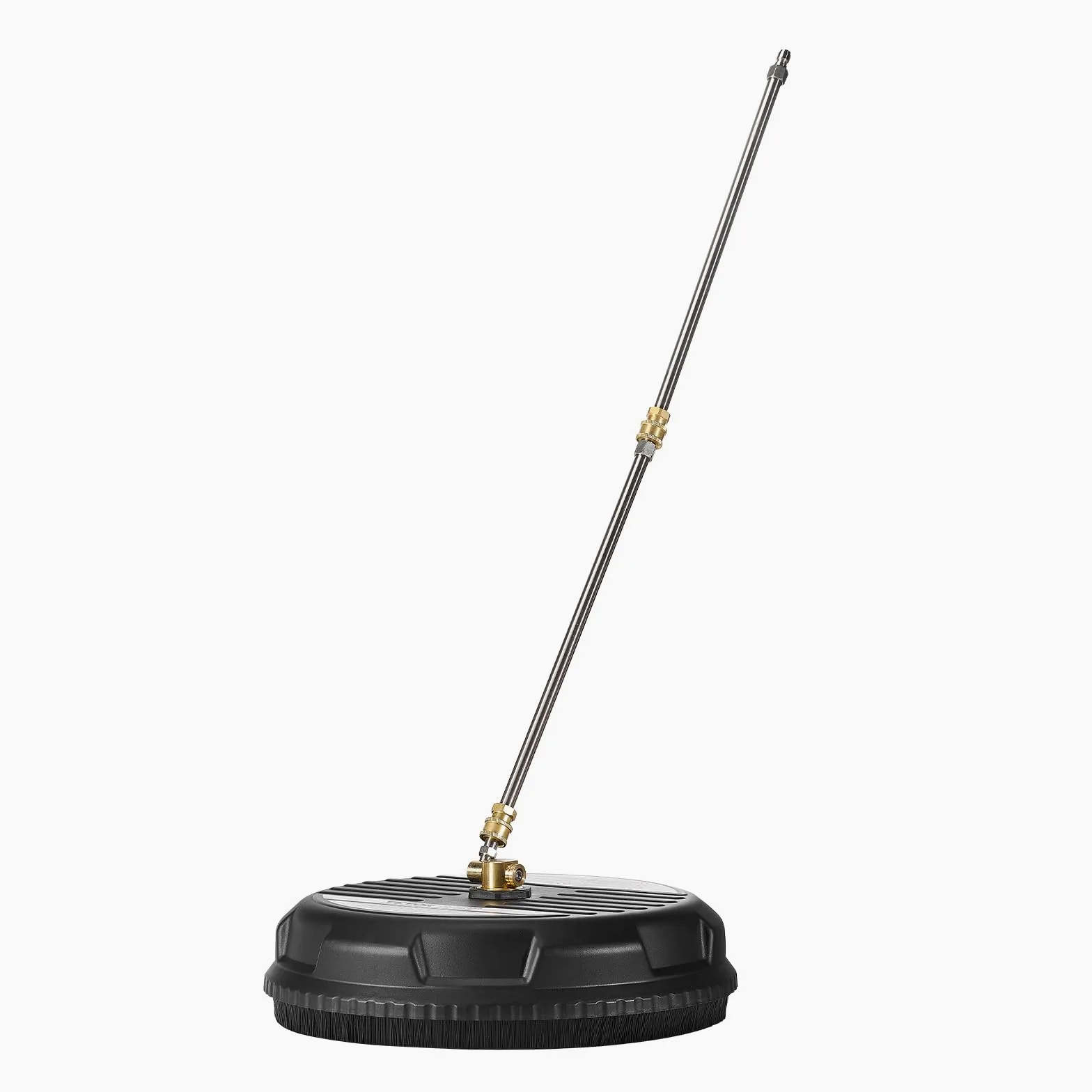 VEVOR Nettoyeur de surface pour nettoyeur haute pression 385 mm, accessoire nettoyeur sol en plastique sur roues, 206 bar max. connecteur 0,635 cm 2 buses de pulvérisation 2 tiges extension pour béton