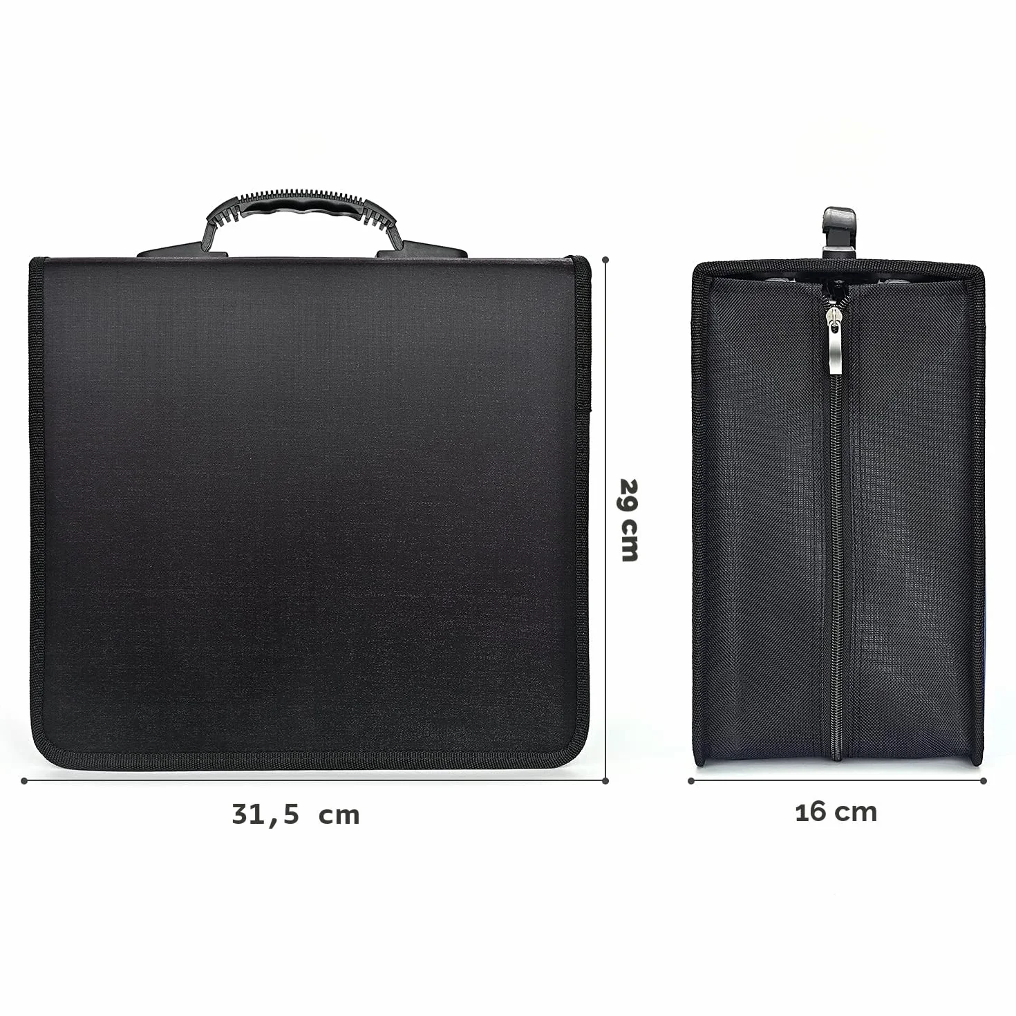 Étui pour CD 432 Capacité Boîtier CD Fermeture Éclair Protection Stockage Organisateur