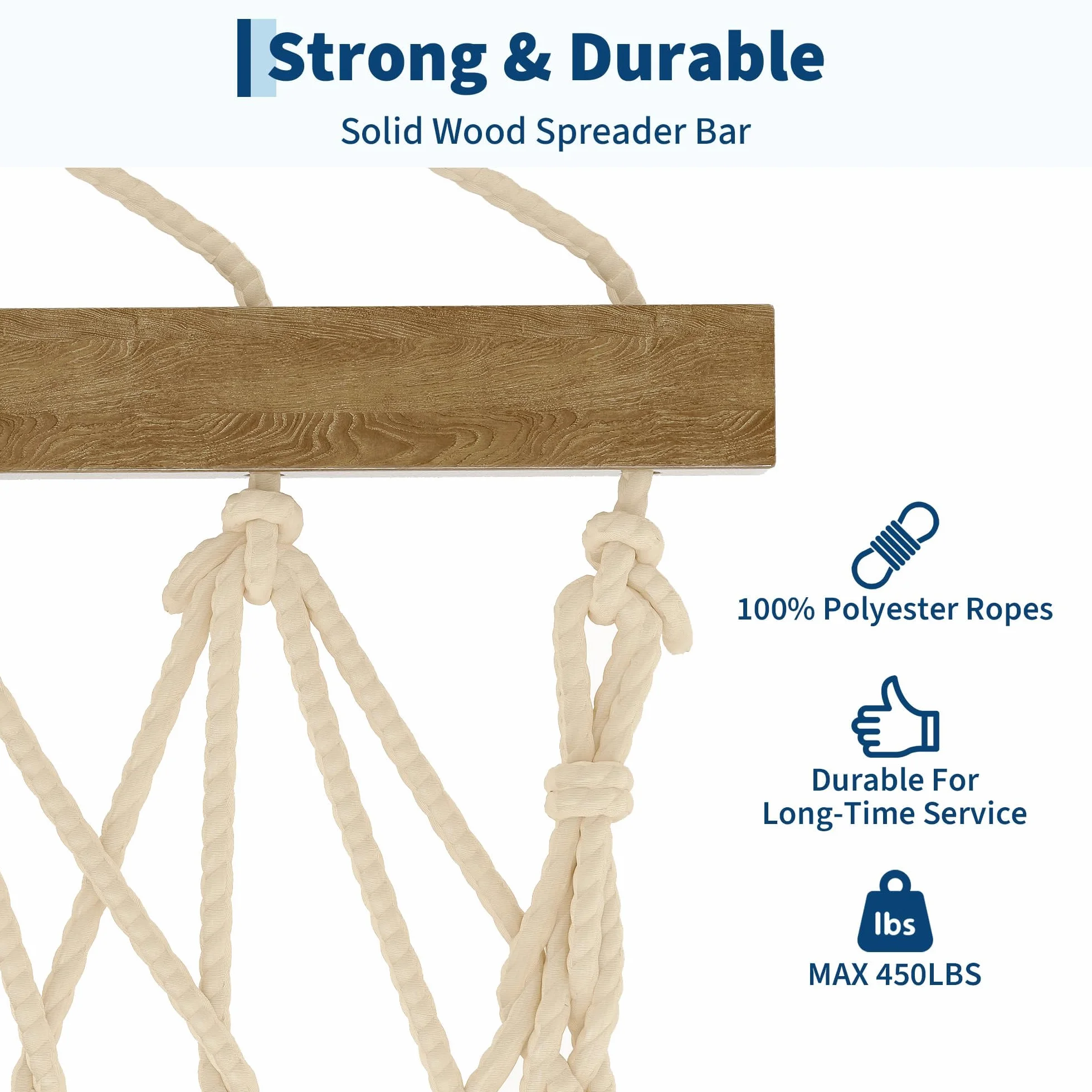Hamac Double Barres En Bois 350×140 cm − Toile Matelassée Rembourrée Confortable Pour 2 Personnes, Hamac d'Extérieur Pour Jardin Terrasse Balcon, Idéal Sieste, Avec Sac De Rangement, Multicolore