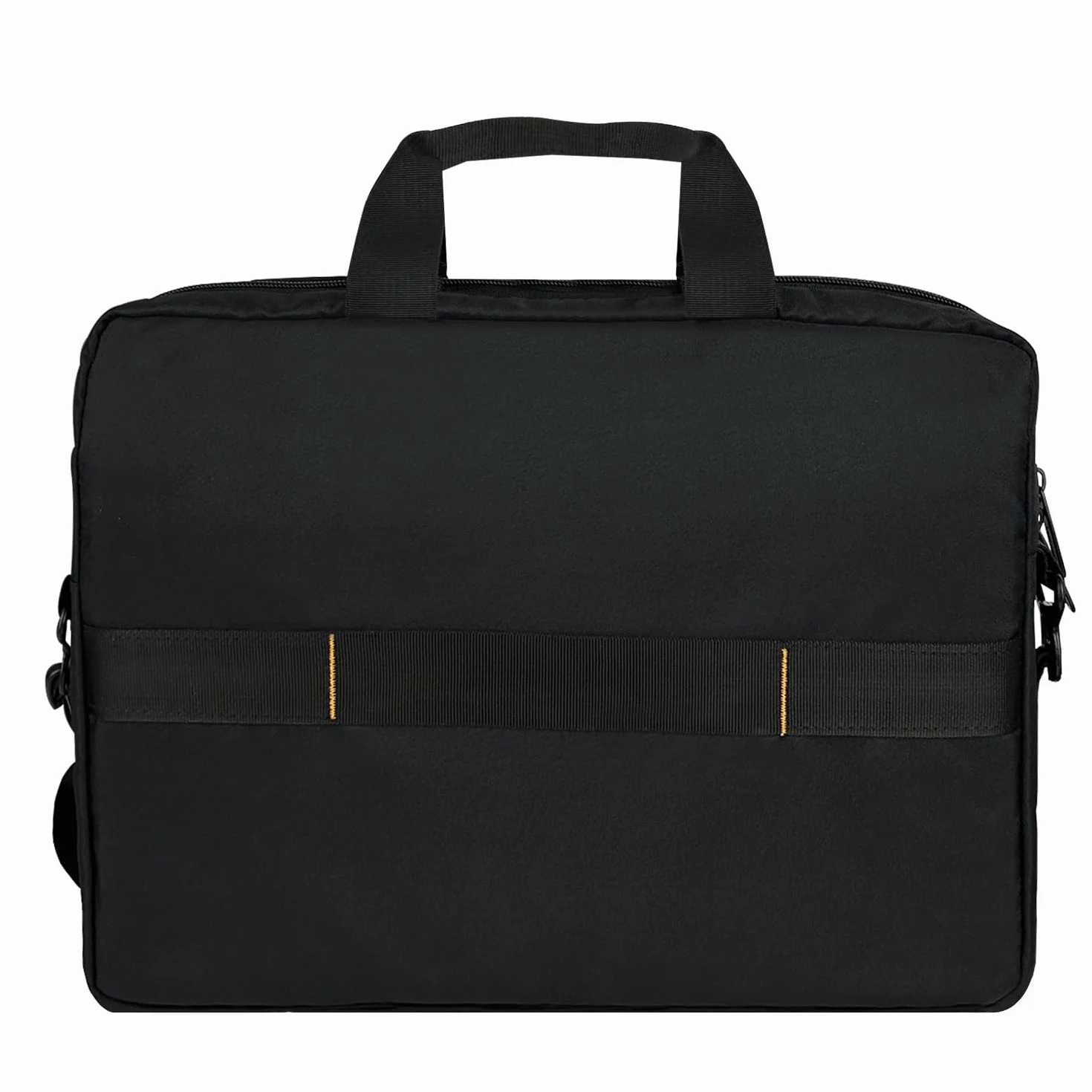 Amazon Basics Sac à bandoulière Compact Ordinateur Portable 15,6 Pouces 40 cm Noir