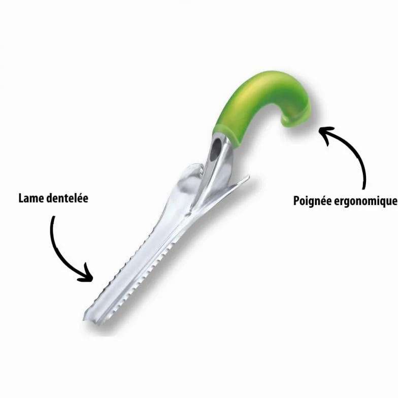 Venteo - Désherbeur ergonomique + Couteau de sol à main - outils de qualité supérieure - Creuser/désherber