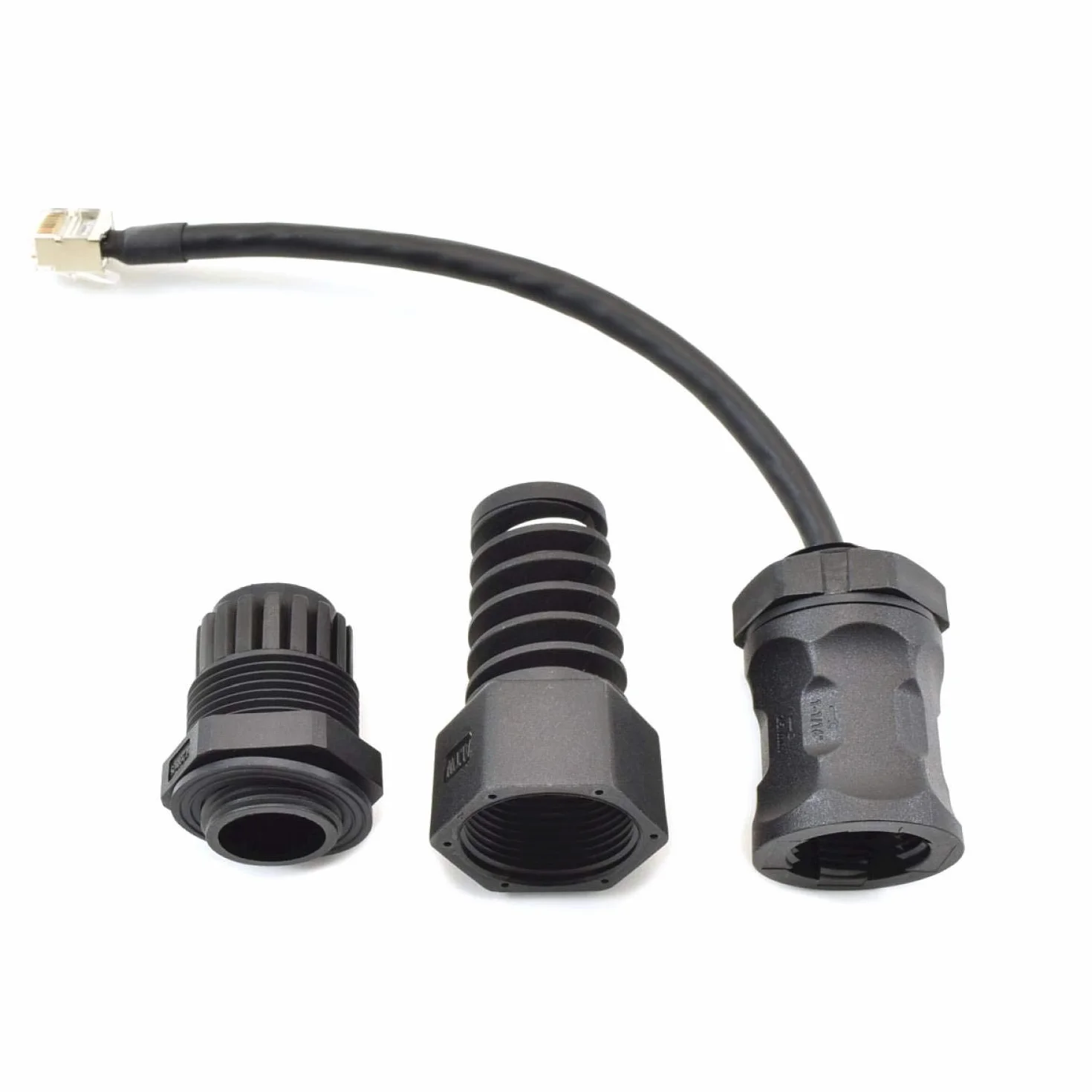 QuWireless QuRJ45 Adaptateur RJ45 extérieur IP68 16cm