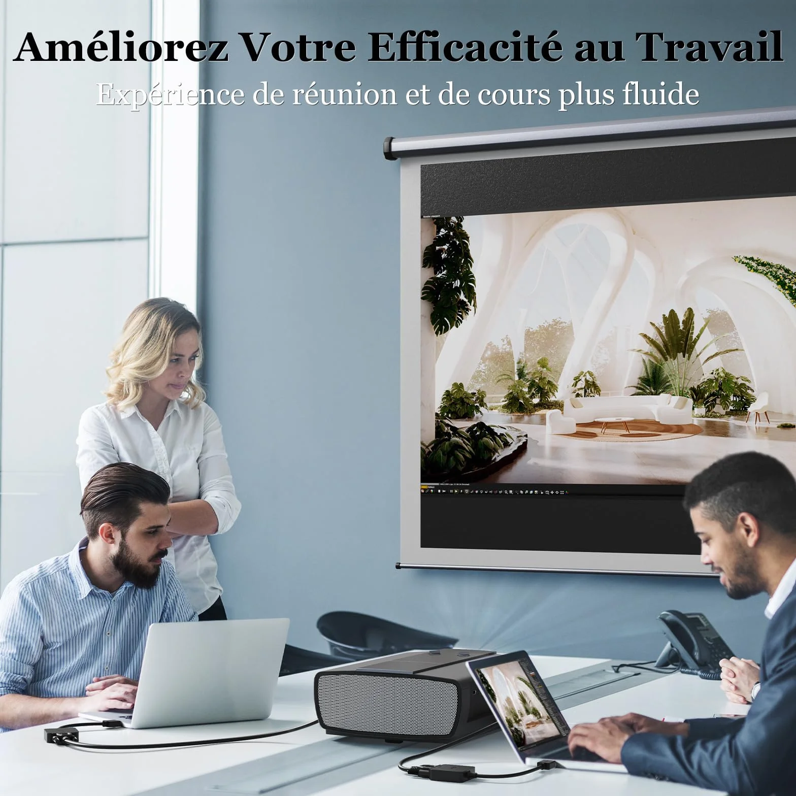 ICZI Lot de 2 Adaptateurs HDMI vers VGA 1080P, Convertisseur HDMI Mâle vers VGA Femelle Noir