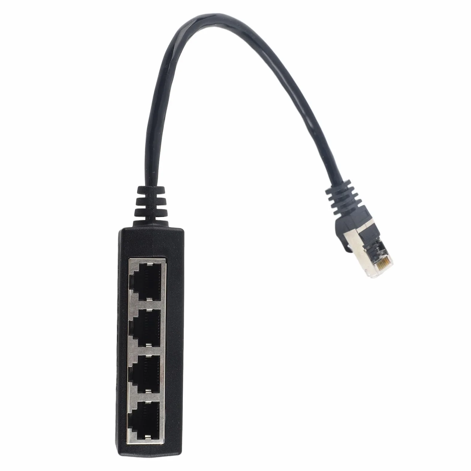 Fafeicy Doubleur RJ45 Multiprise Ethernet Splitter 1 à 4 Port Répartiteur Câble Ethernet pour Réseau Stable Compatible Routeur PC TV