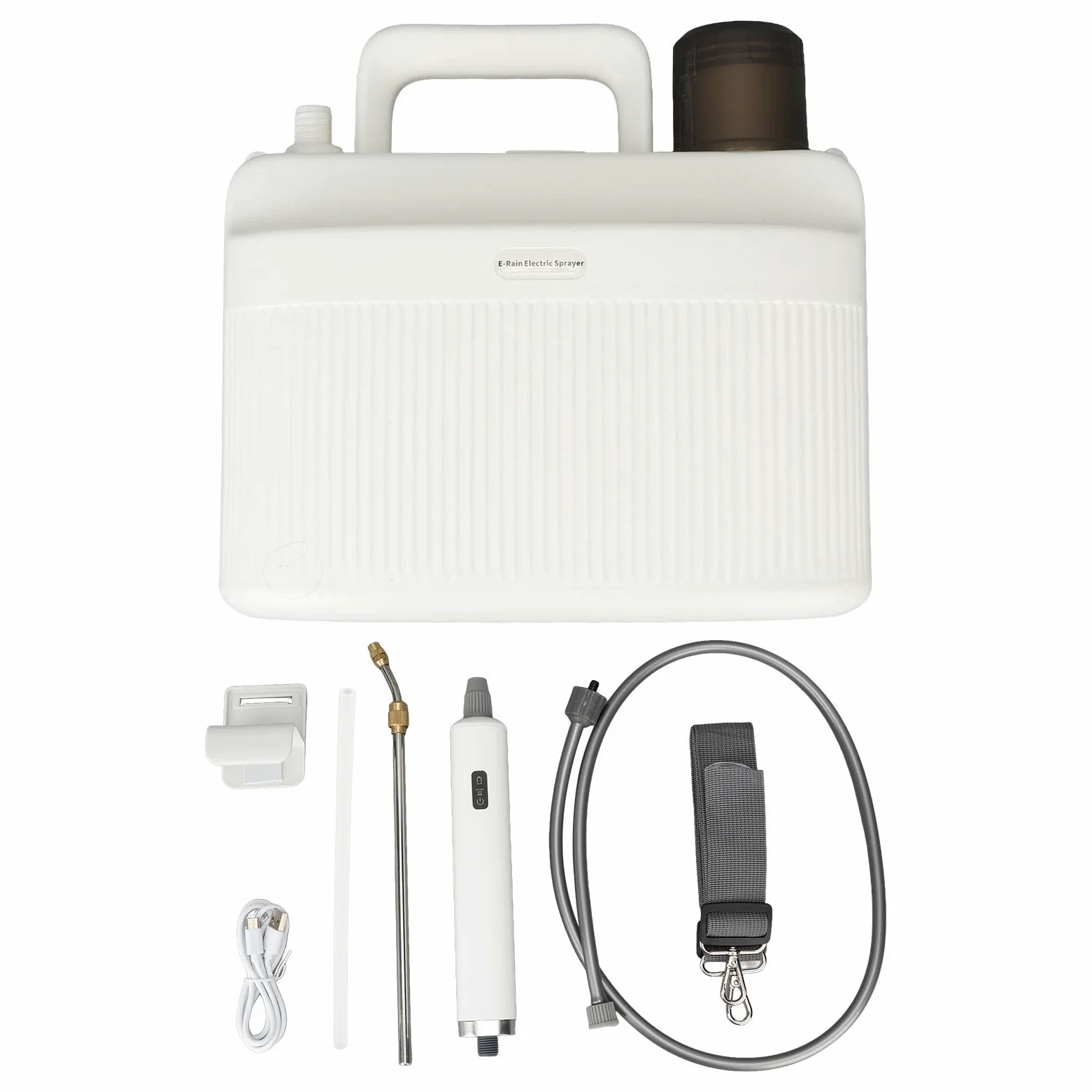 Jeanoko Pulvérisateur de Jardin 2200 Mah Pulvérisateur à Dos Pulvérisateur électrique Potable Rechargeable pour Les Plantes de Mauvaises Herbes de Pelouse de Cour