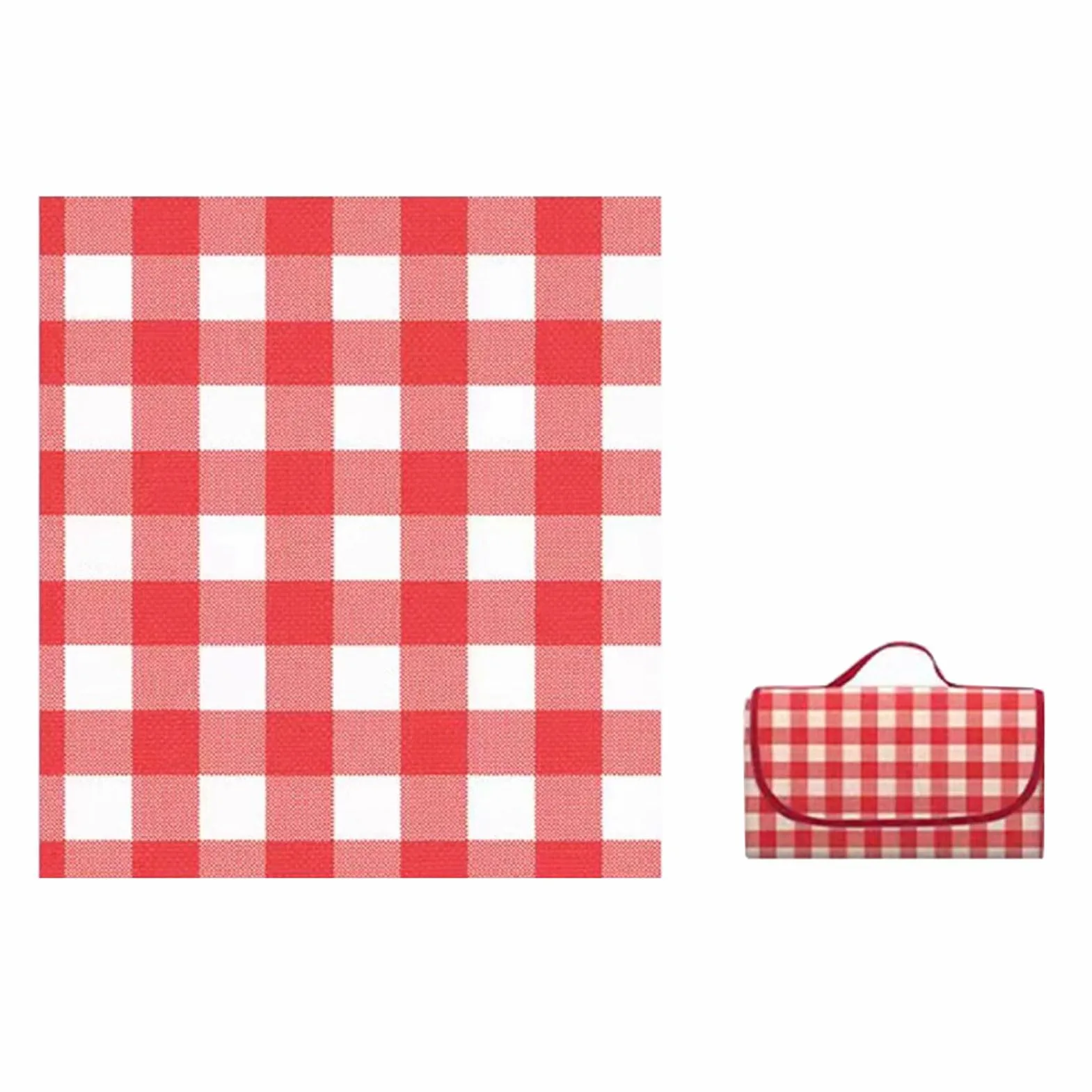 Ce Tapis de Sol Portable imperméable Nic Blanket avec Envers en Ox et PVC est idéal pour Le Camping, la Plage, Les Voyages et la randonnée – revêtement de Sol idéal (L 150 x 200 cm)