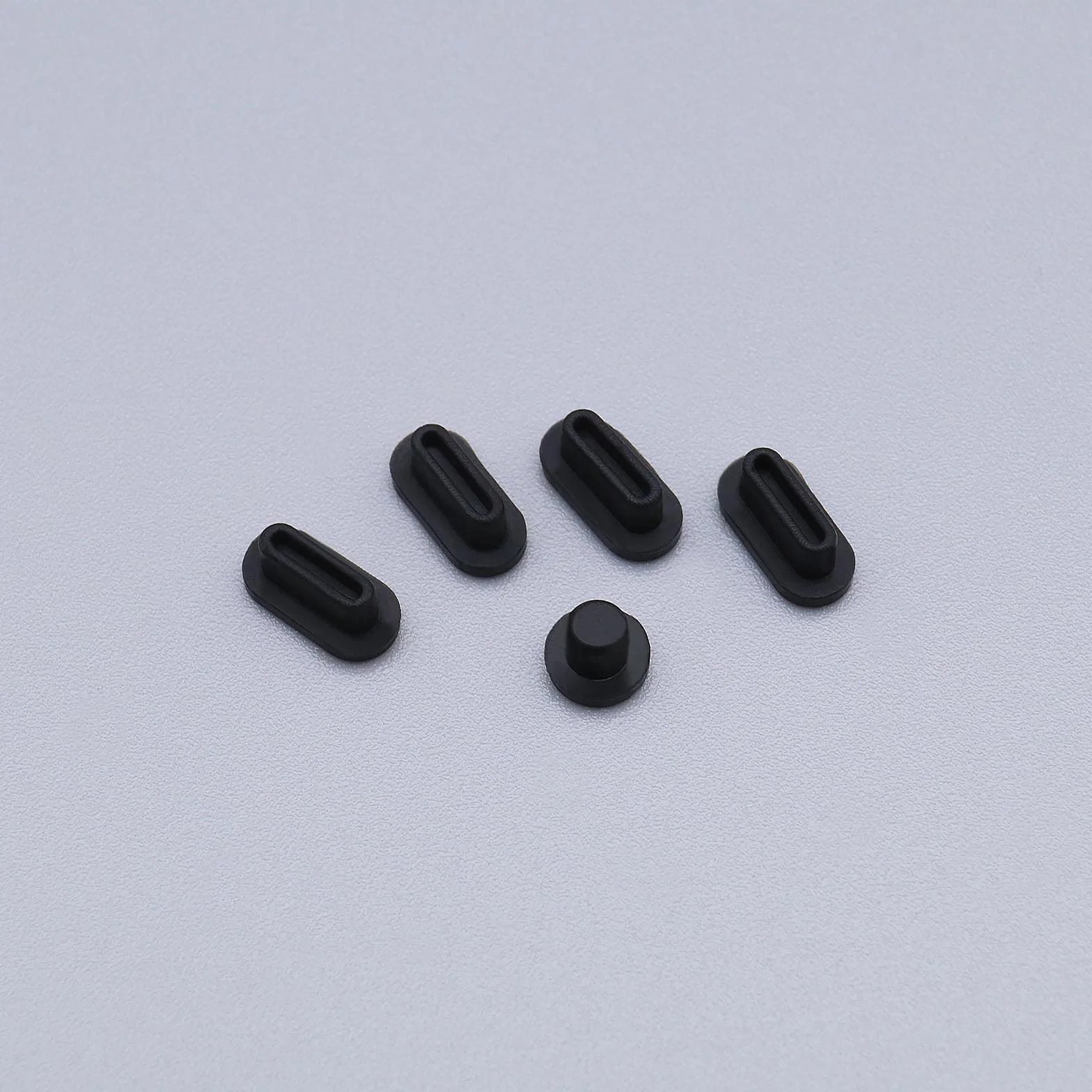 Lot de 5 bouchons anti-poussière compatibles MacBook Air 13" A2179, Pro 13" A2289, Pro 15" A1990, Pro 16" A2141
