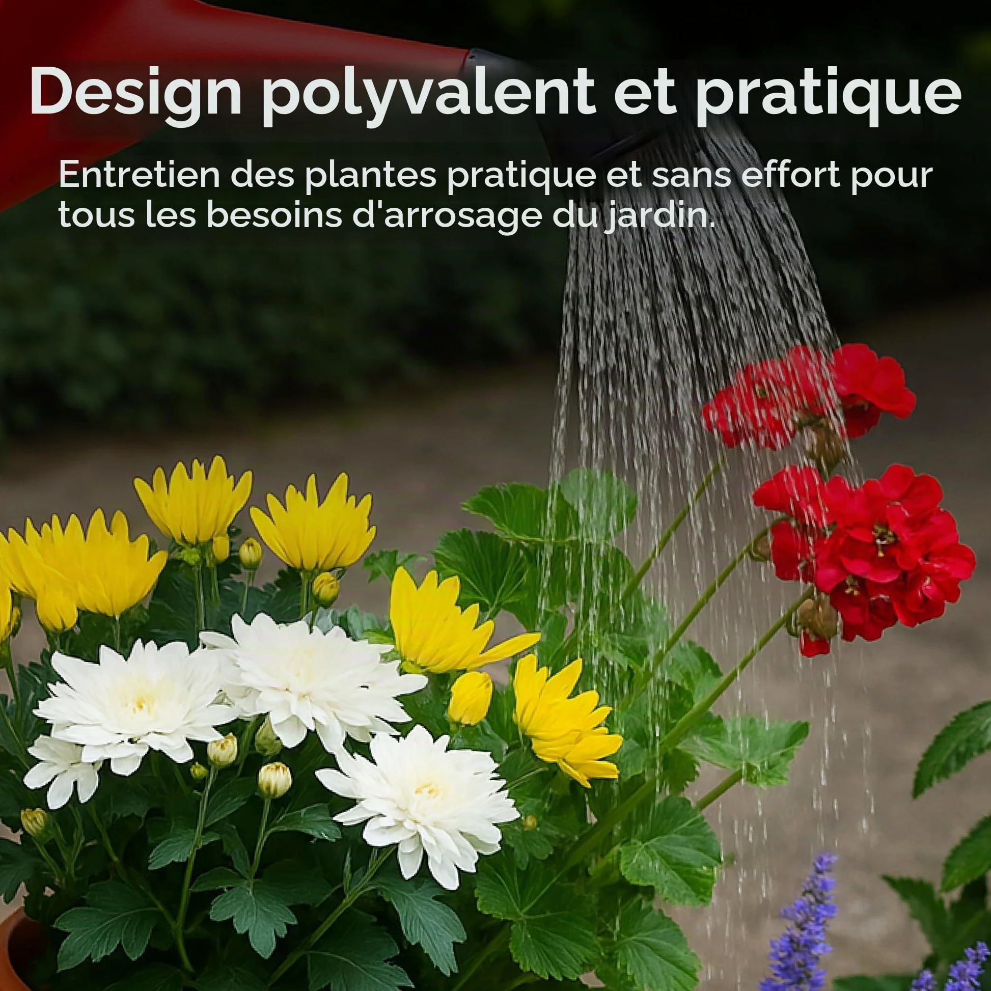 Whitefurze G28WC Arrosoir Rouge 6 l