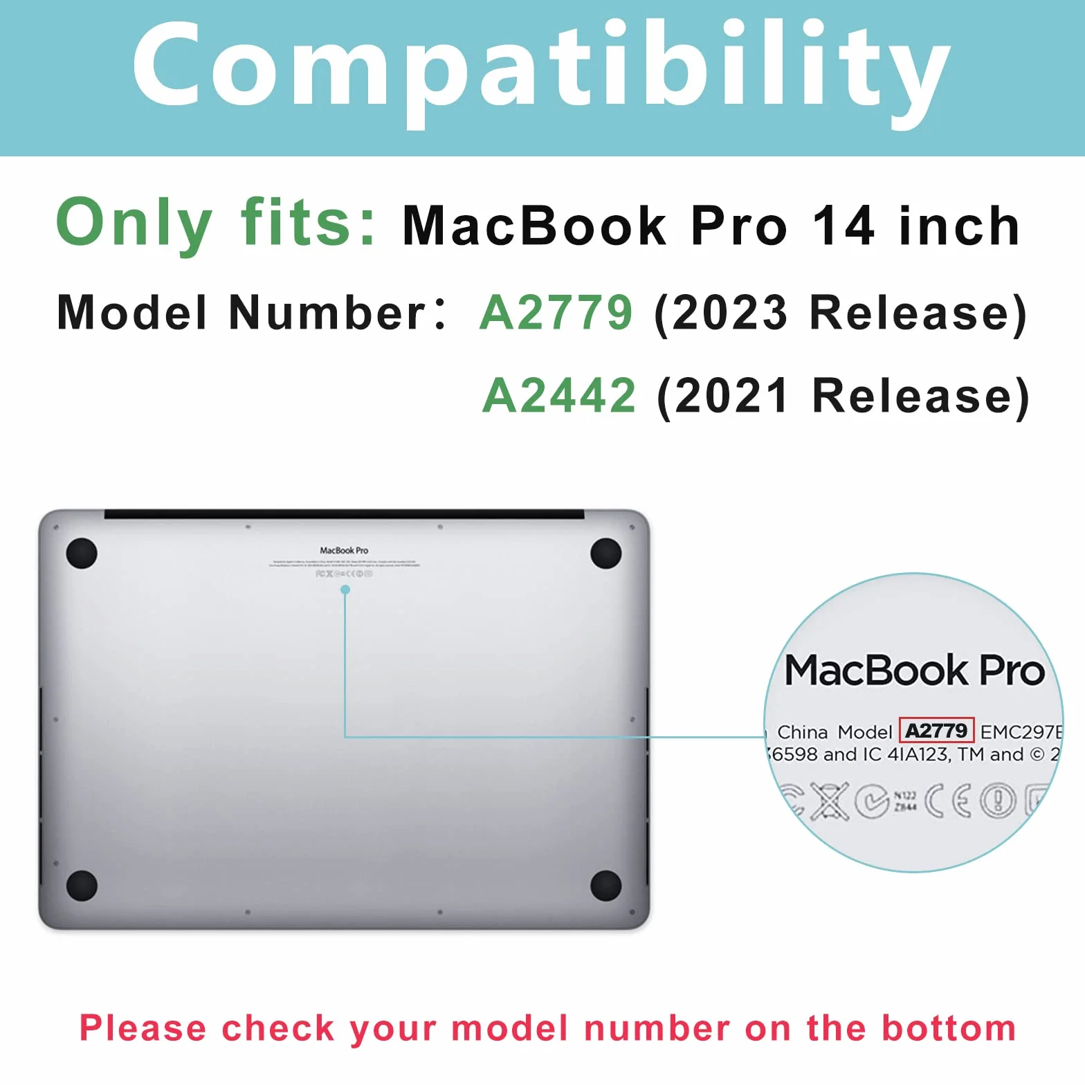 ProCase Verre Trempé pour MacBook Pro 14.2 2024 M4, 9H Film Protection