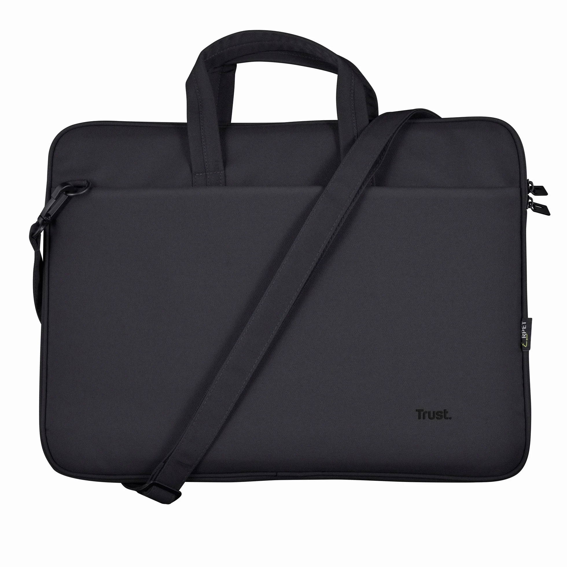 Sac Mince pour Ordinateur Portable 16 Pouces Trust Bologna Recyclé Bandoulière Voyage