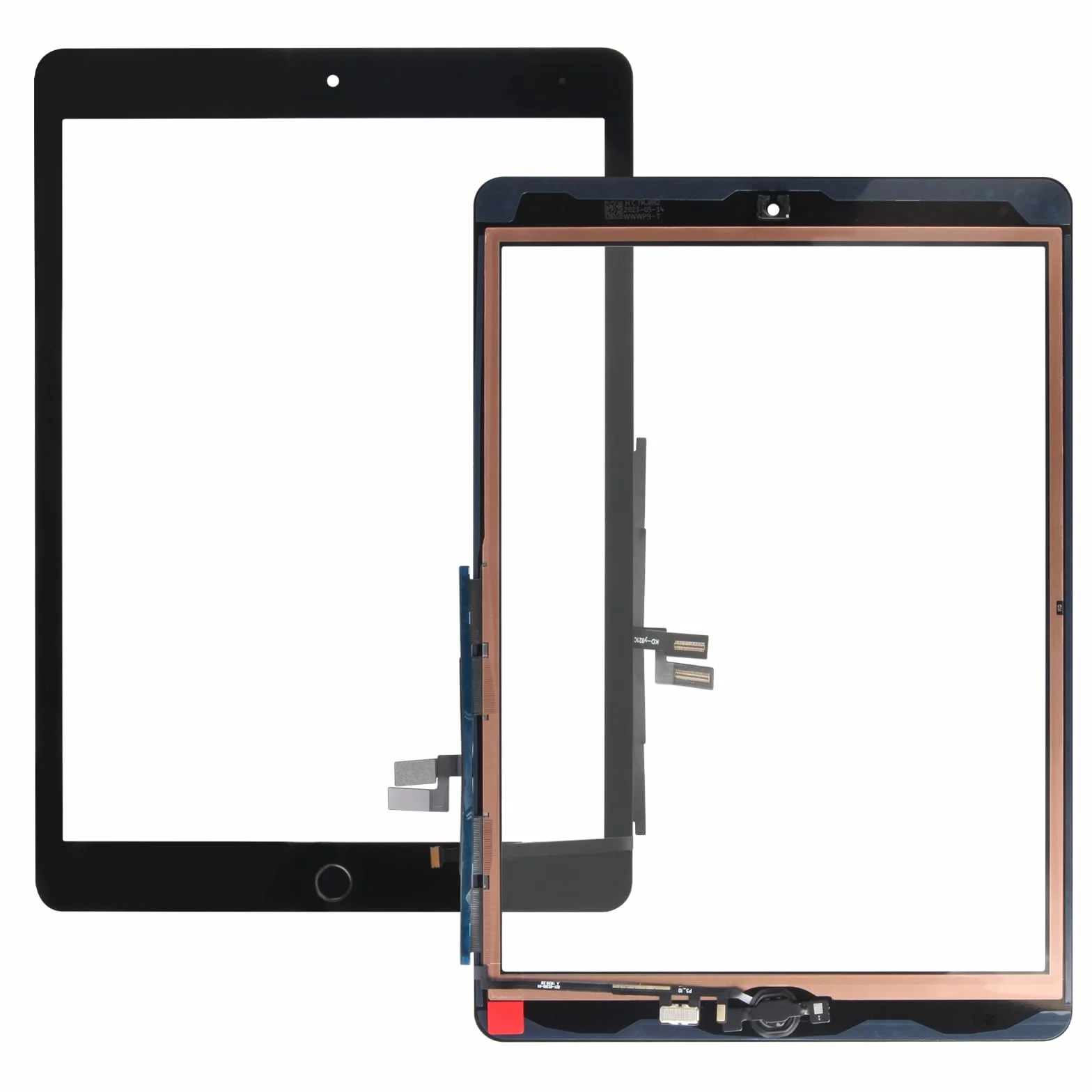 Écran Tactile pour iPad 9th 2021 10.2" A2603 A2604 Noir avec Home Button