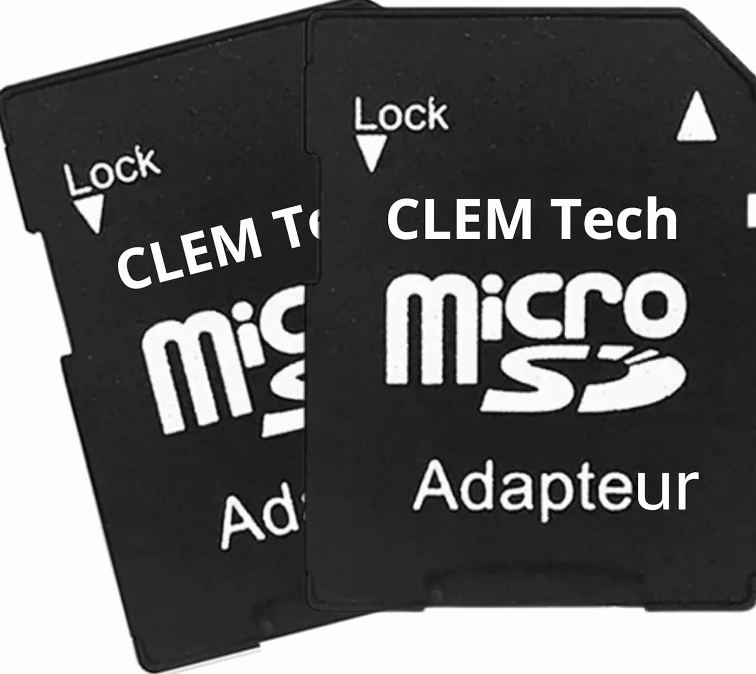 Adaptateur Carte SD Lot de 2 - Lecteur de Cartes Mémoires Universel