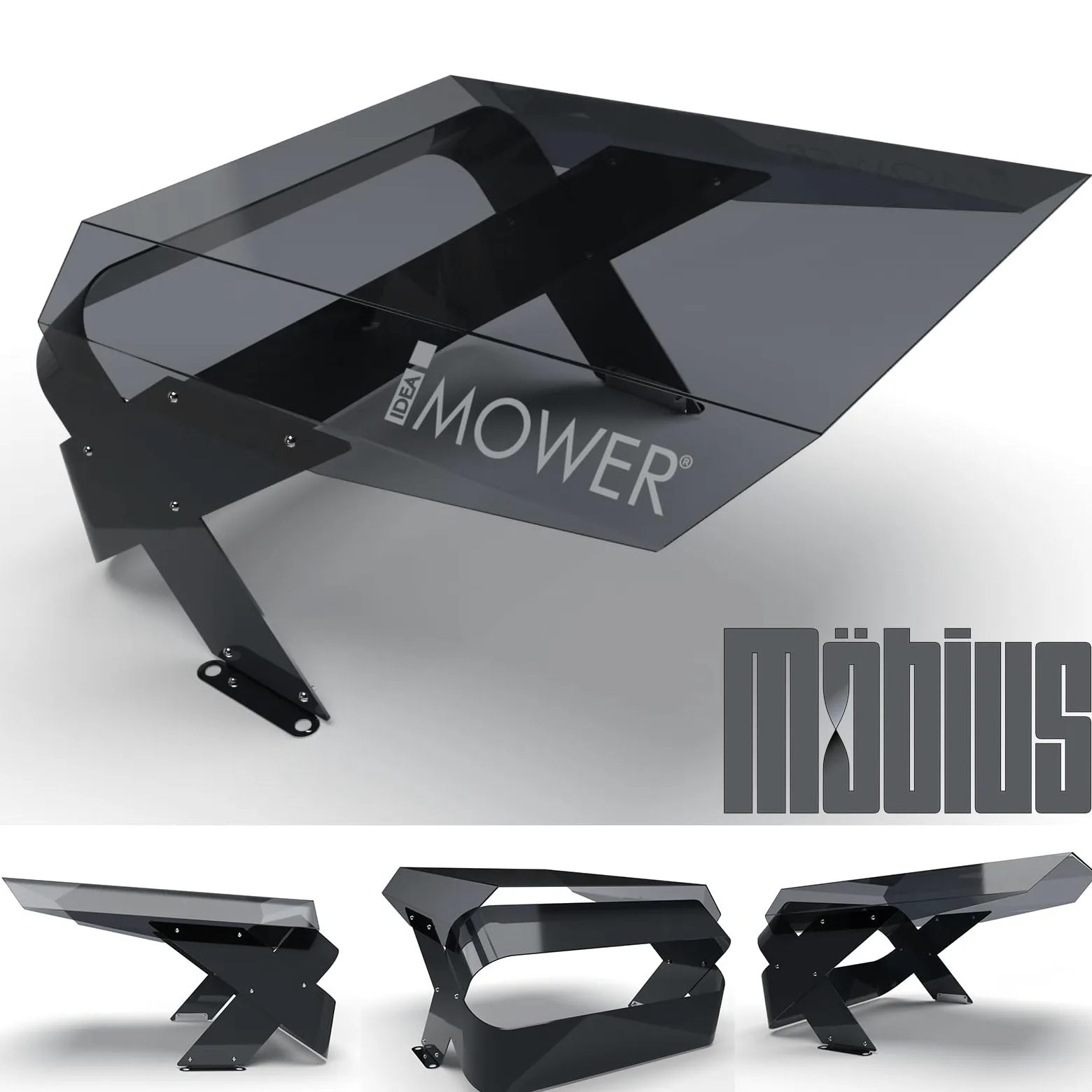 Idea Mower Garage Robot Tondeuse - Abri Robot Tondeuse Transparent - Compatible Mammotion Luba - Accès Facile aux Commandes - Abri Tondeuse Robot, Garage Robot Tondeuse avec Couvercle