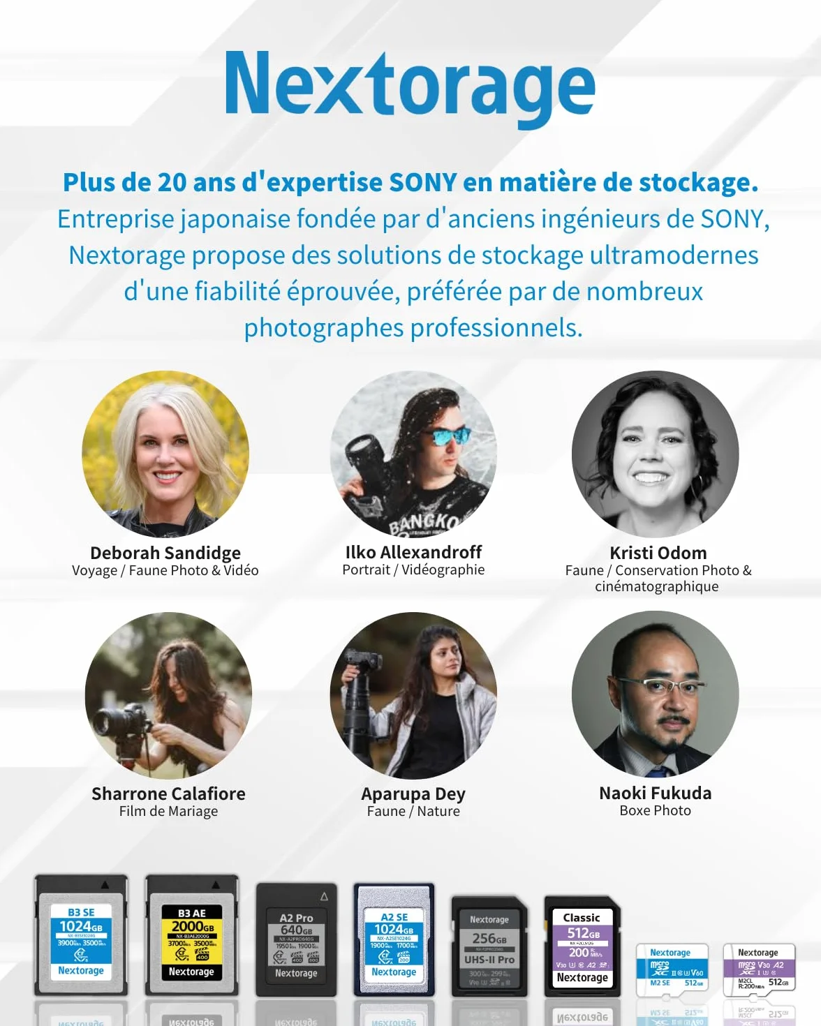 Nextorage CFexpress Type A 320Go Carte mémoire VPG 800 VPG 400 320GB pour Sony Fujifilm