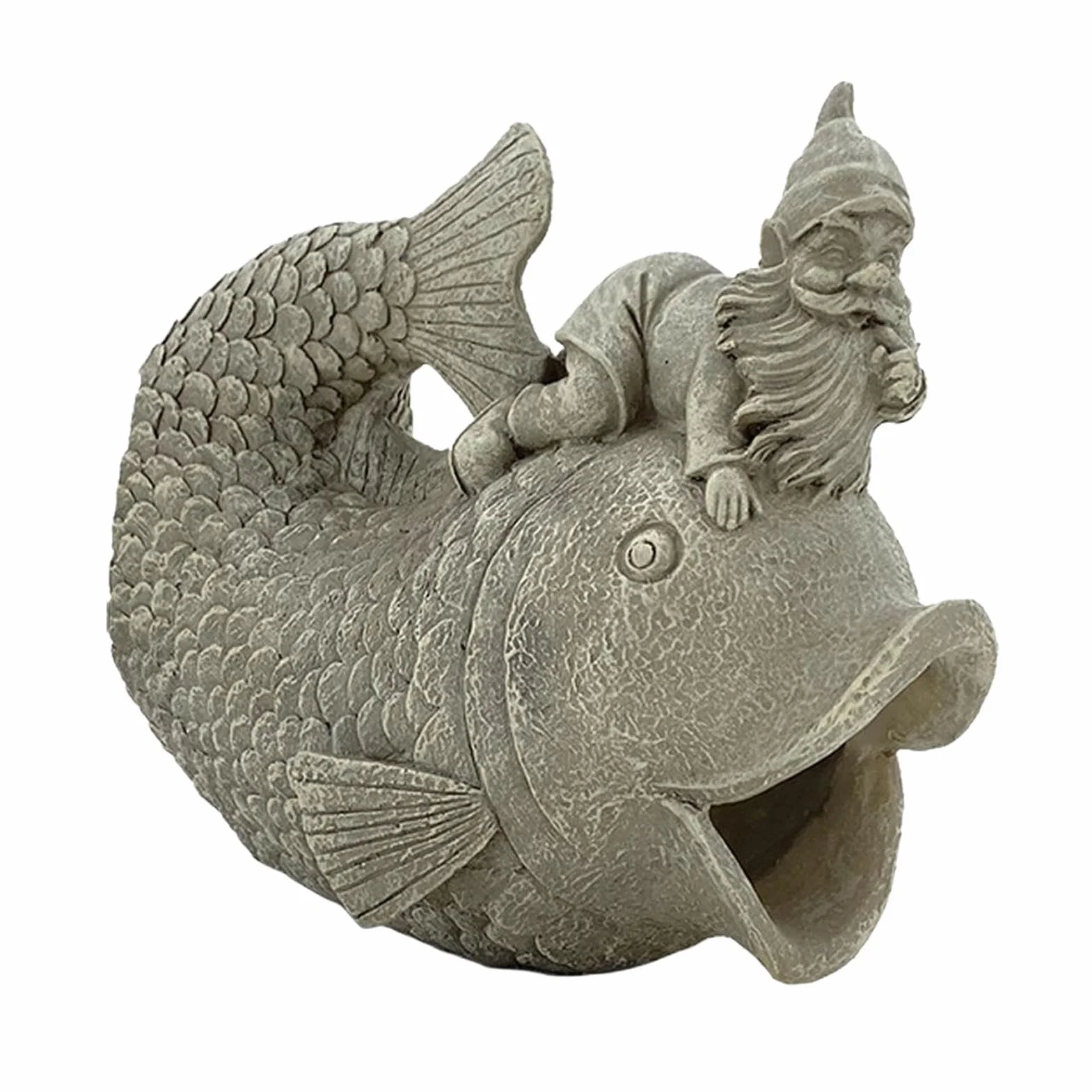 Extension de tuyau de gouttière décorative, Inverseur de tuyau, Statue d'extension de poisson nain