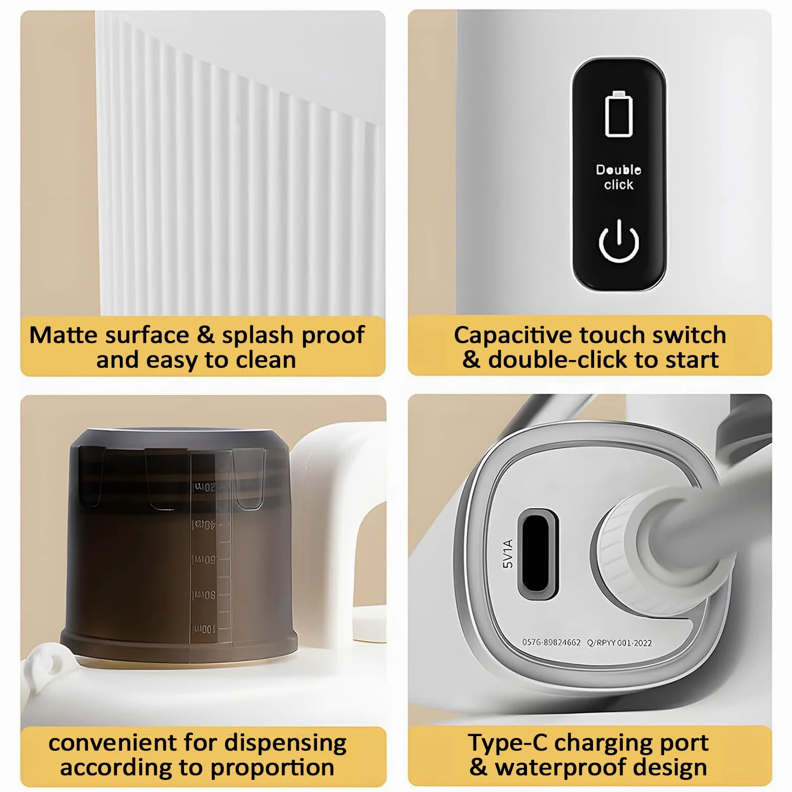 Arrosoir Électrique 5 L, Pulvérisateur De Jardin Électrique avec Poignée Rechargeable USB, Indicateur De Batterie, 2 Lances Interchangeables Et 3 Modes De Pulvérisation, pour Le Pelouse