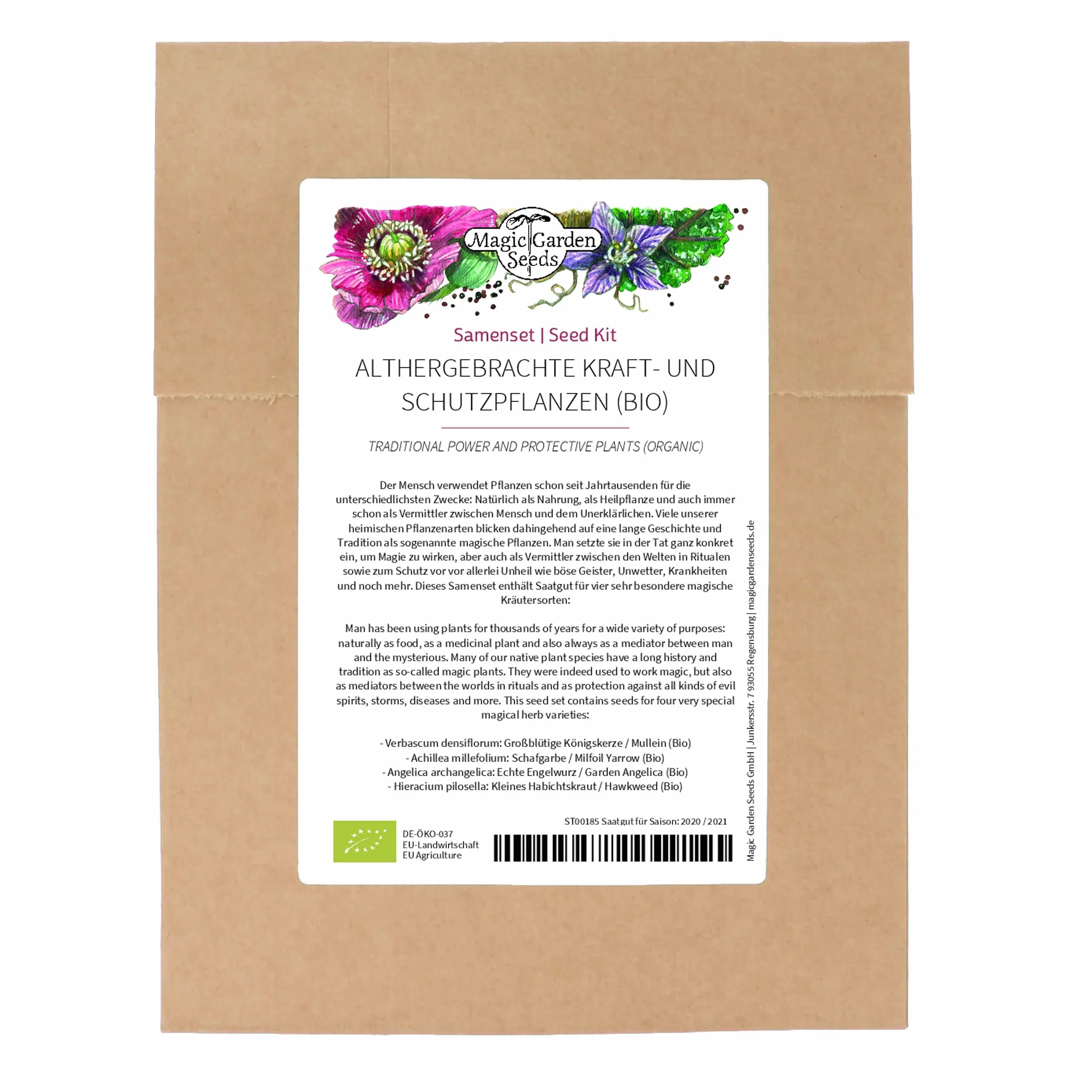 Plantes ancestrales énergétiques et protectrices bio - kit de semences 4 variétés magiques