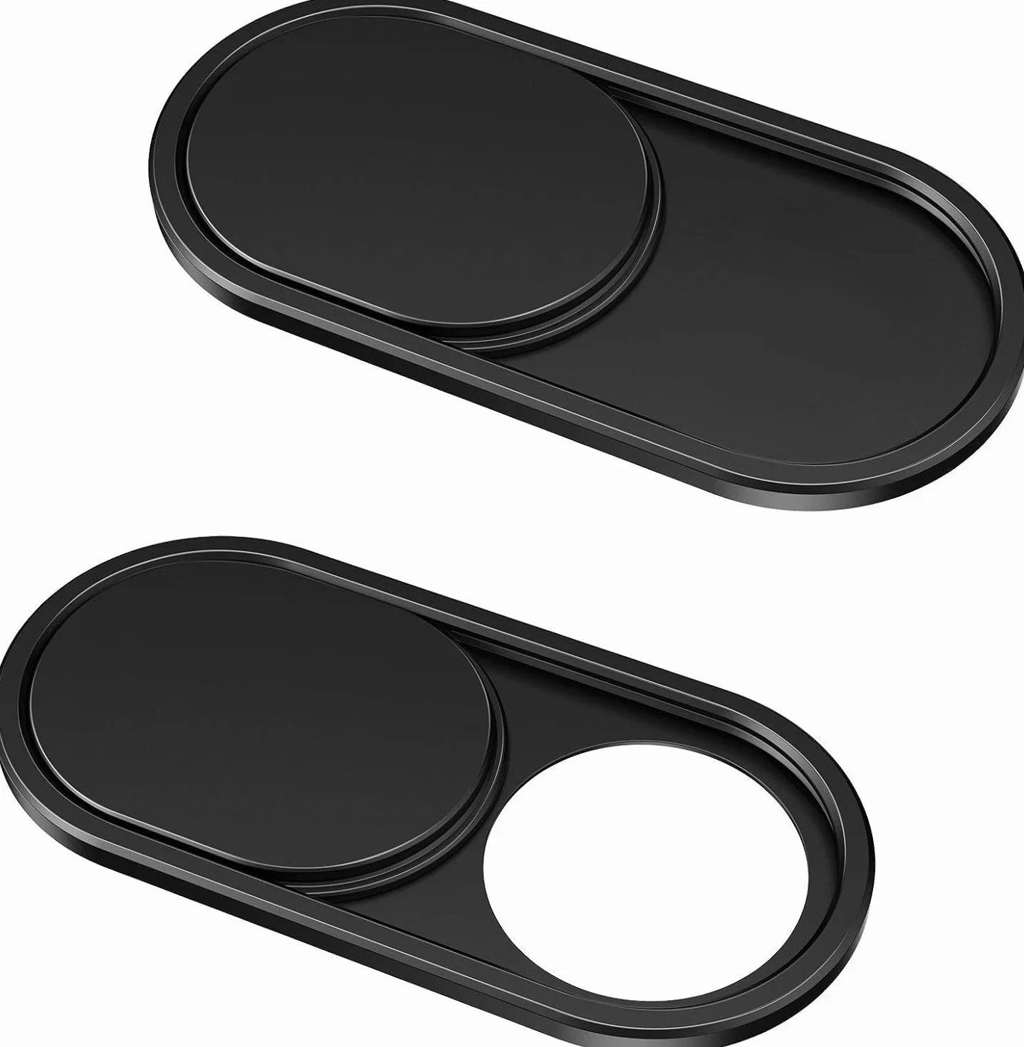 CloudValley Métal Cache Camera Ordinateur, 2-Pièces 0.6 mm Ultra-Mince Webcam Cover pour MacBook Pro Air iPad Laptop